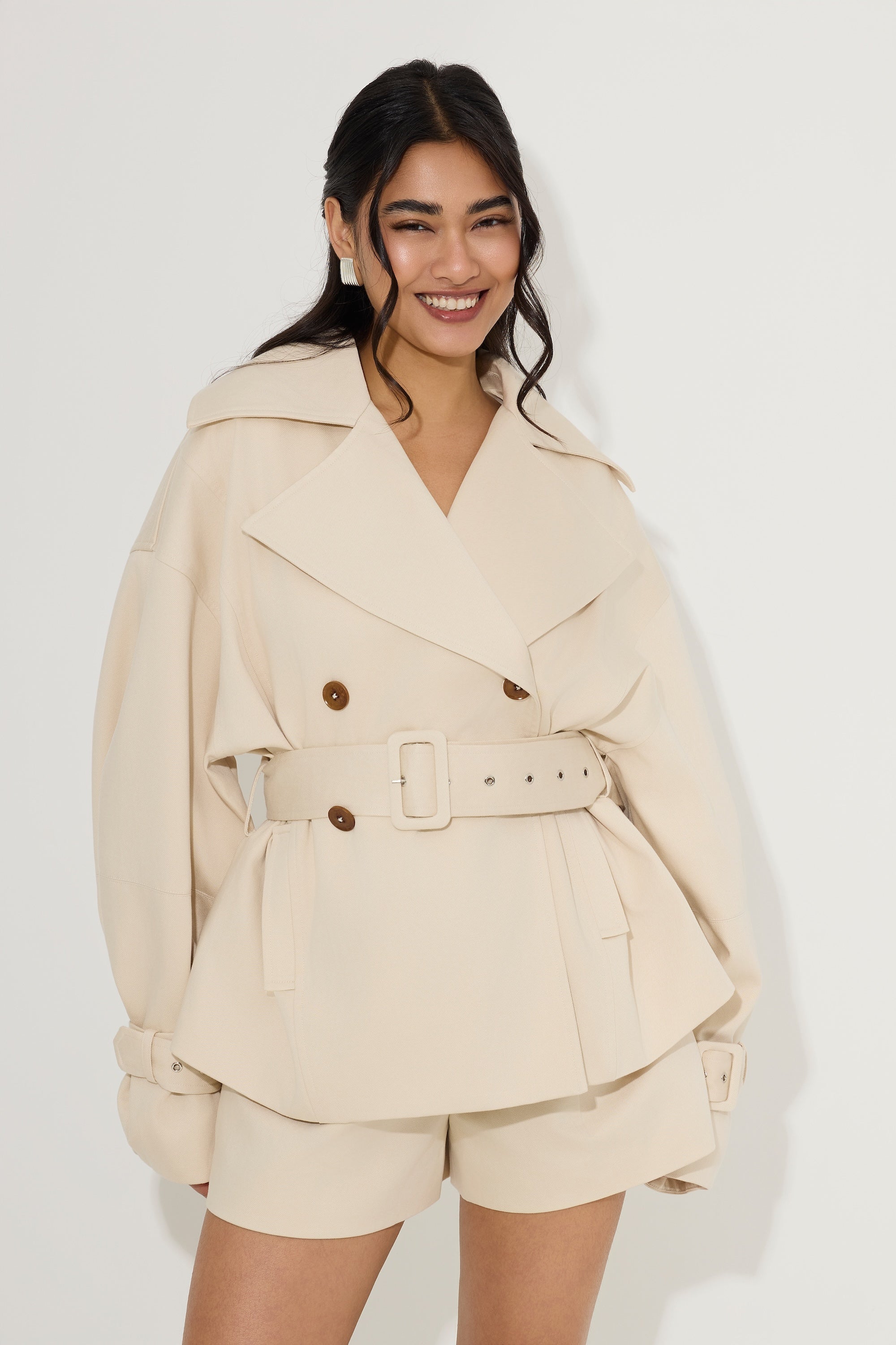 Cotton Mix Trench Jacket – Odd Muse Middle East
