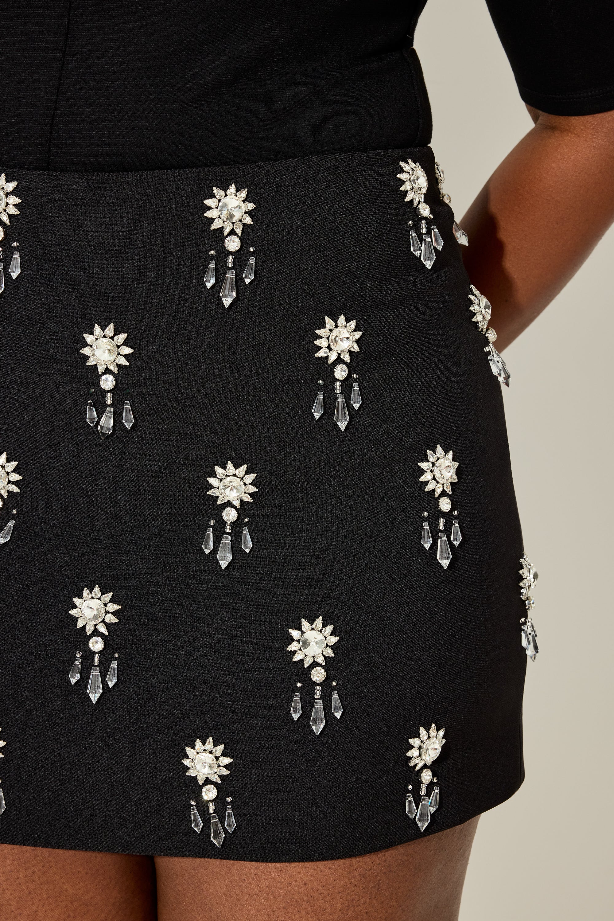 Crystal Mini Skirt