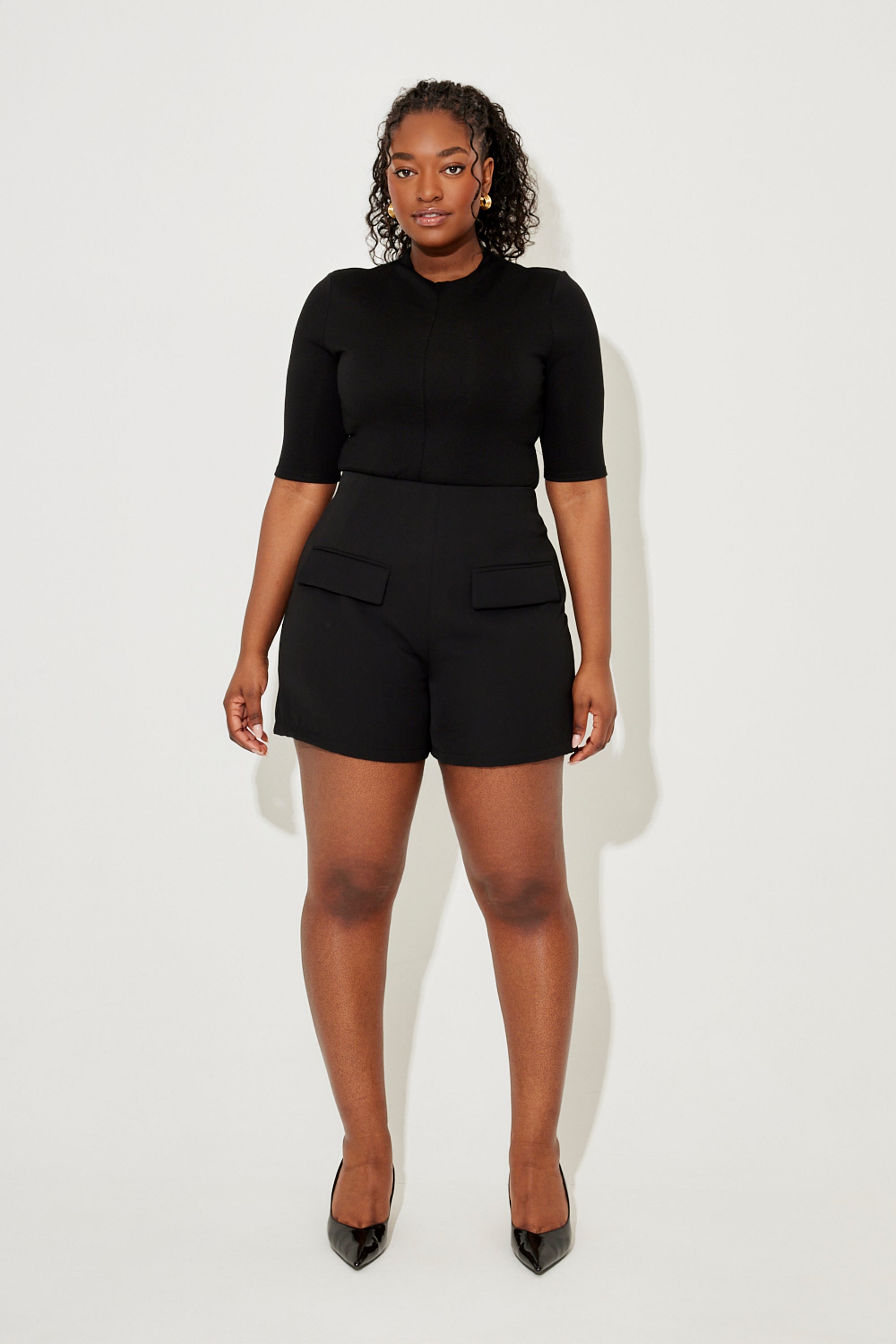 The Ultimate Muse Knitted Top | Black