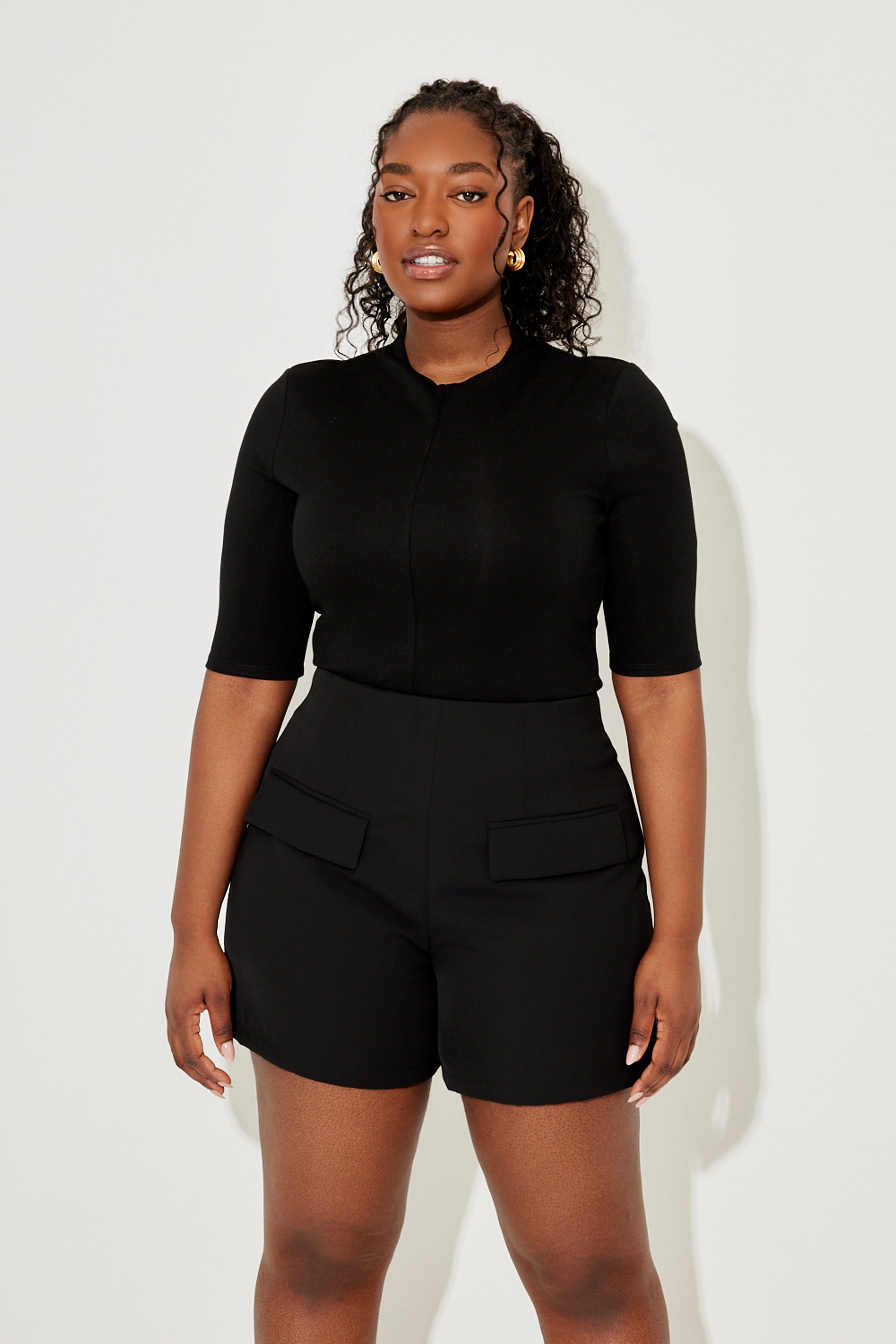The Ultimate Muse Knitted Top | Black