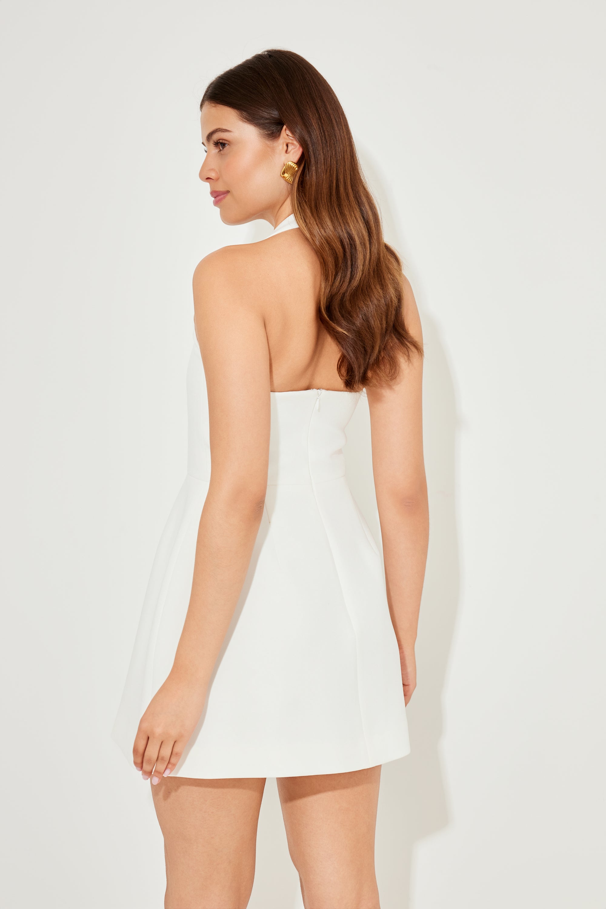 The Ultimate Muse Structured Mini Dress | White