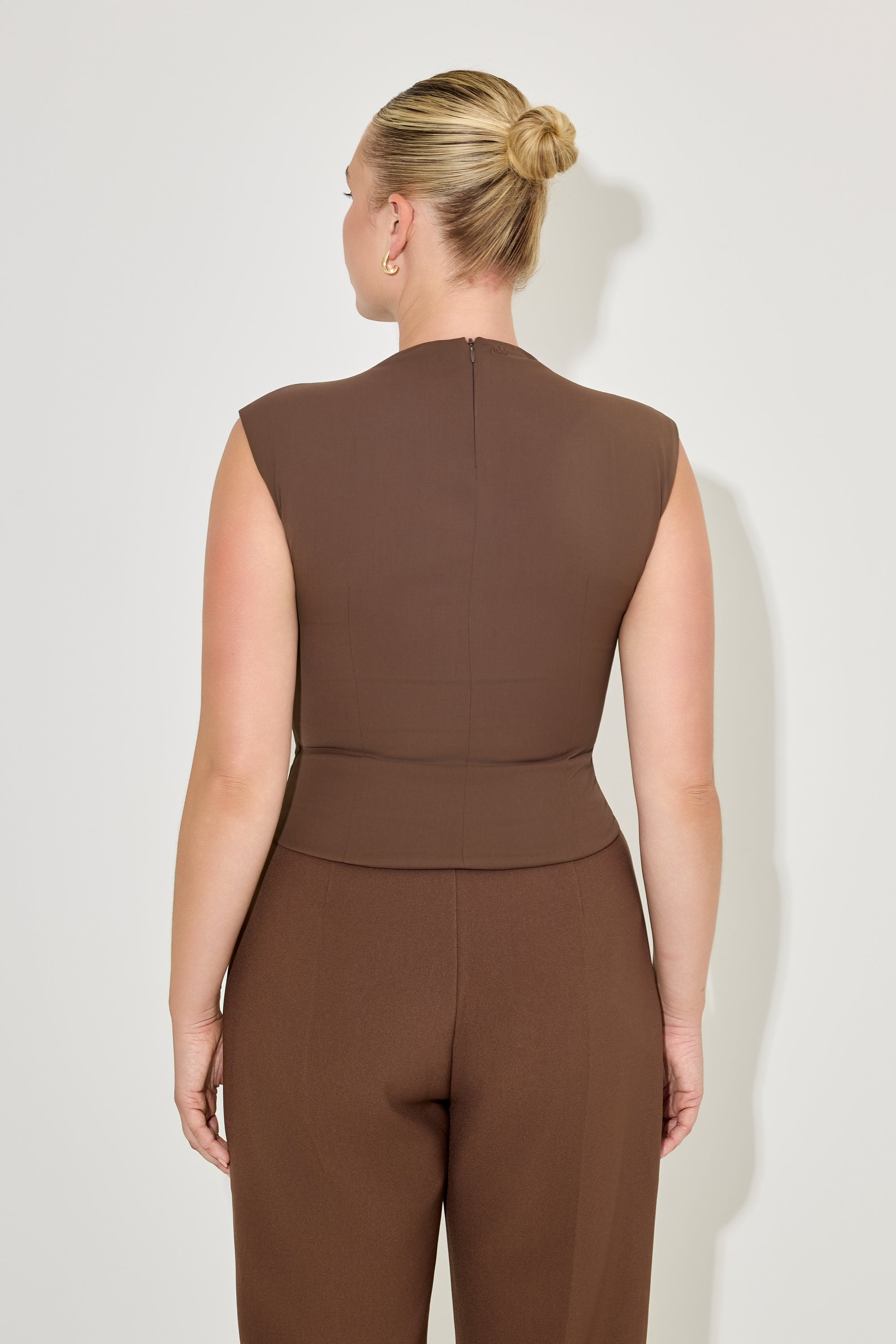 The Ultimate Muse Sleeveless Top | Chocolate