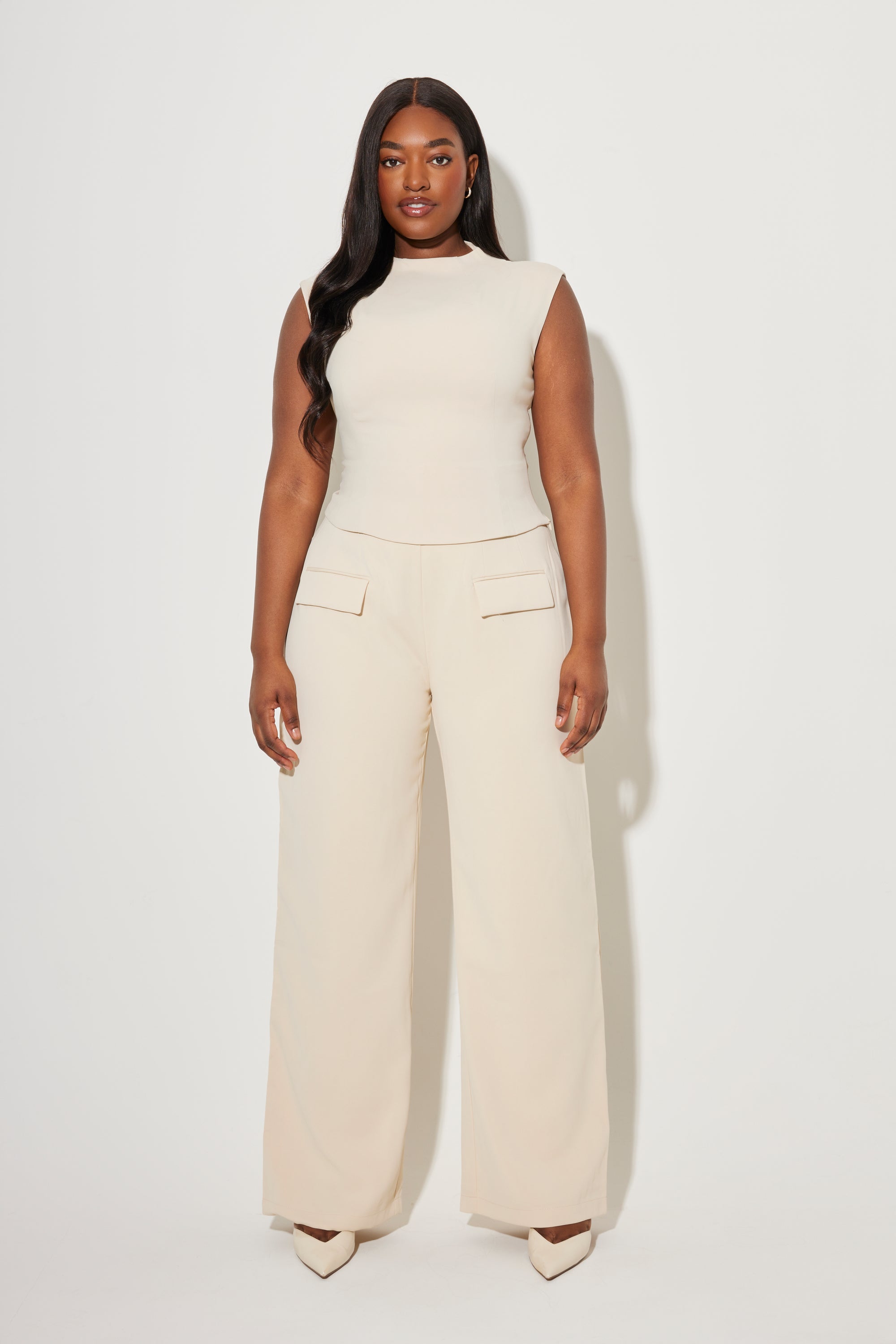The Ultimate Muse Sleeveless Top | Oat