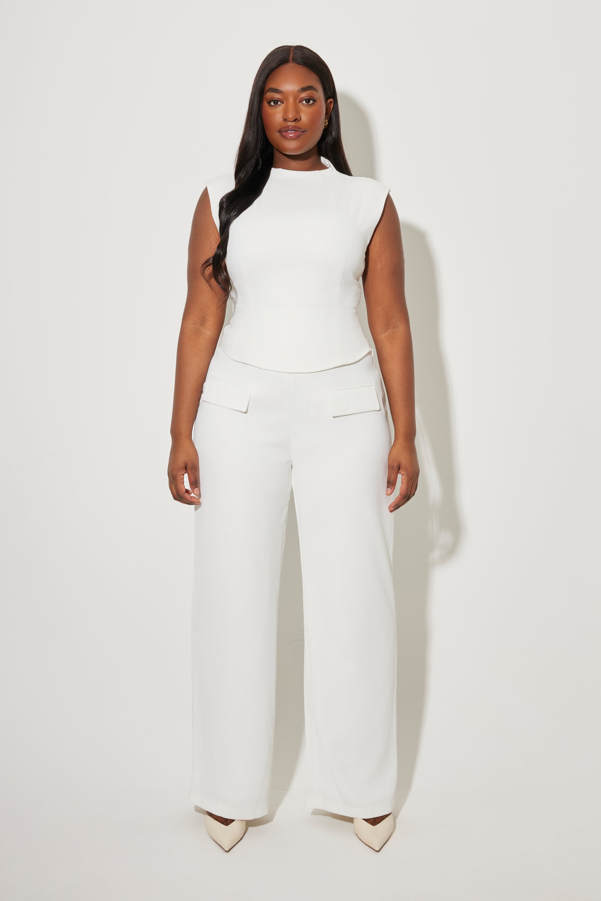The Ultimate Muse Sleeveless Top | White