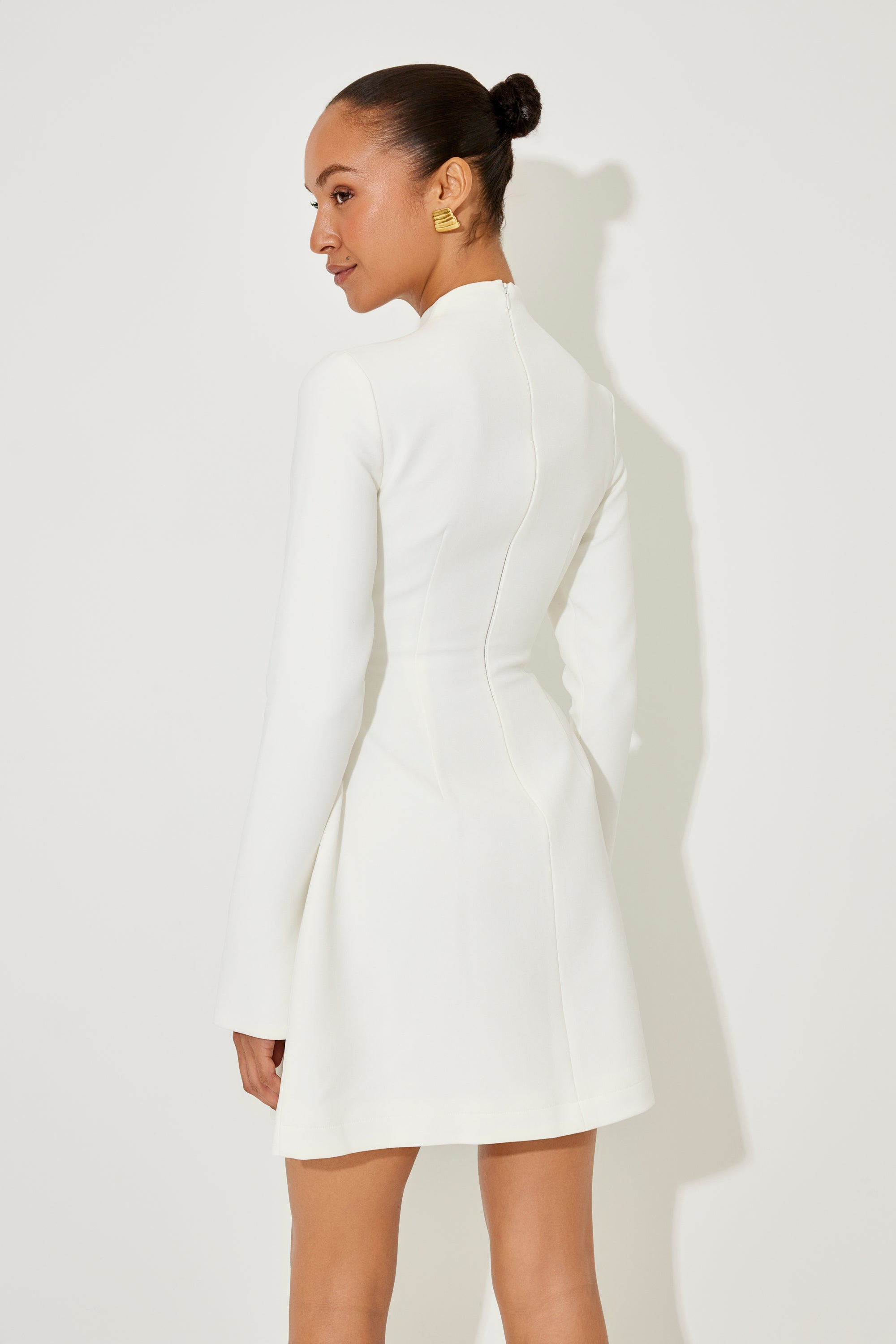 Split Sleeve Mini Dress