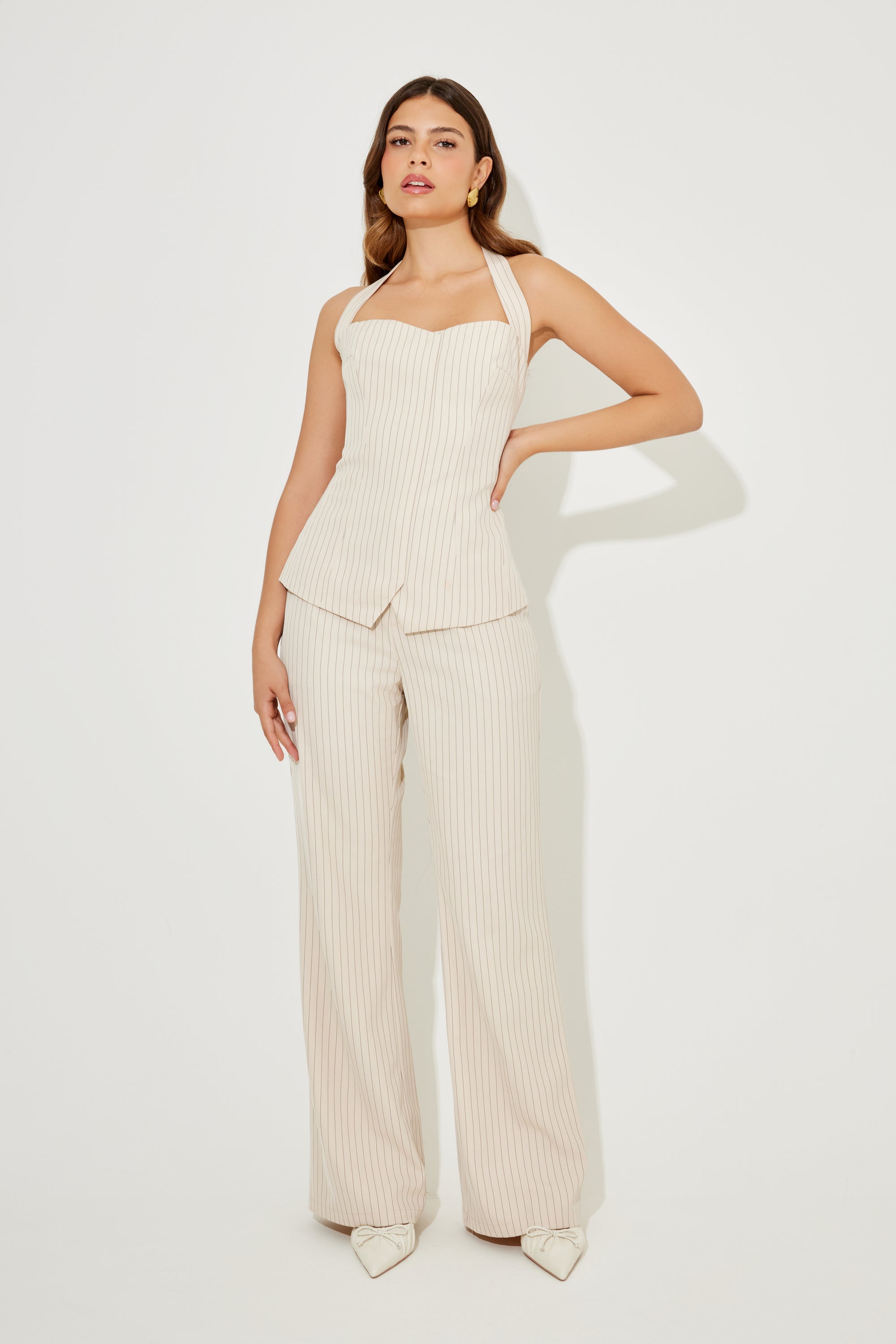 The Ultimate Muse Pin Stripe Trousers