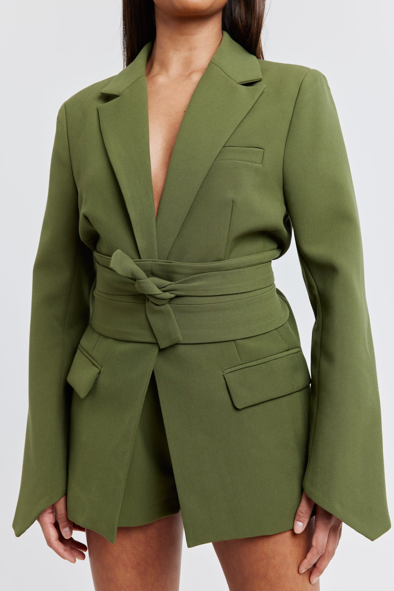 Belted Blazer