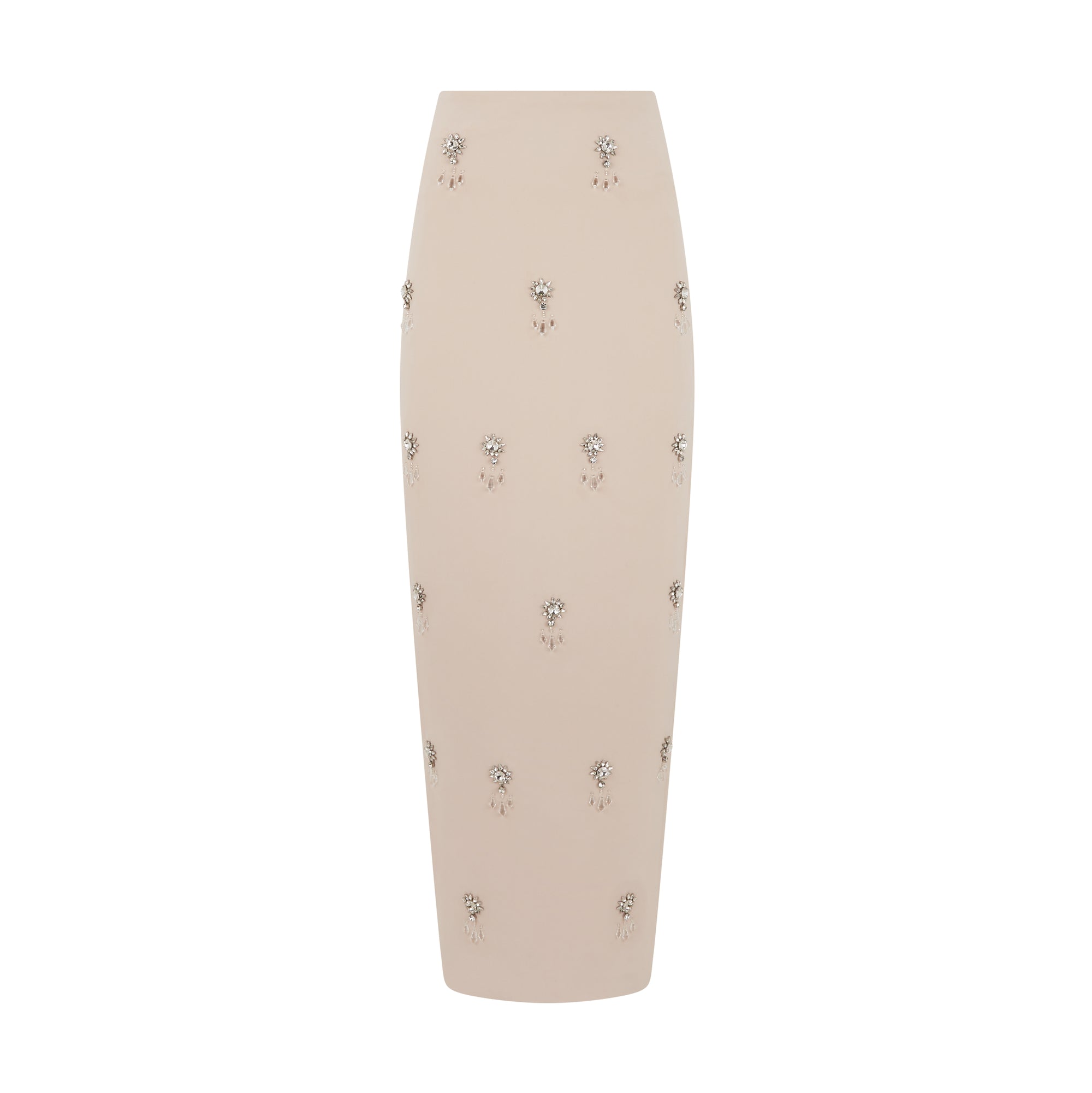 The Ultimate Muse Crystal Maxi Skirt | Blush