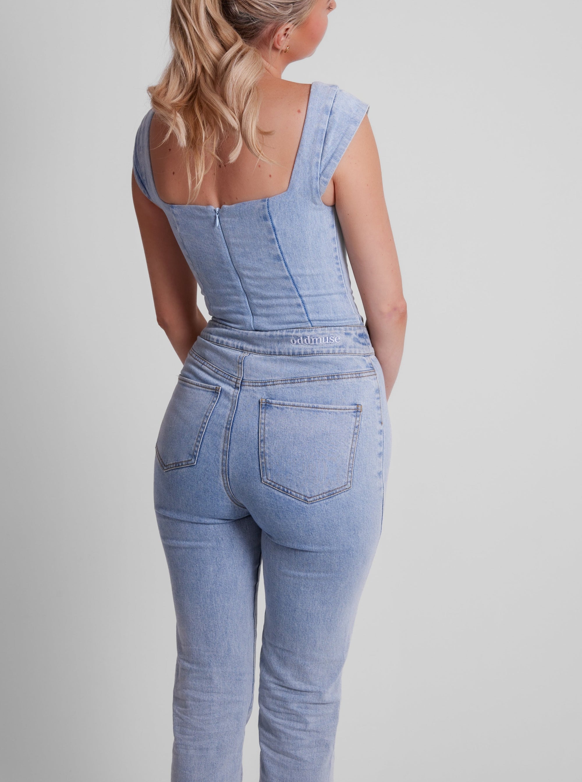 The Ultimate Muse Denim Bodysuit