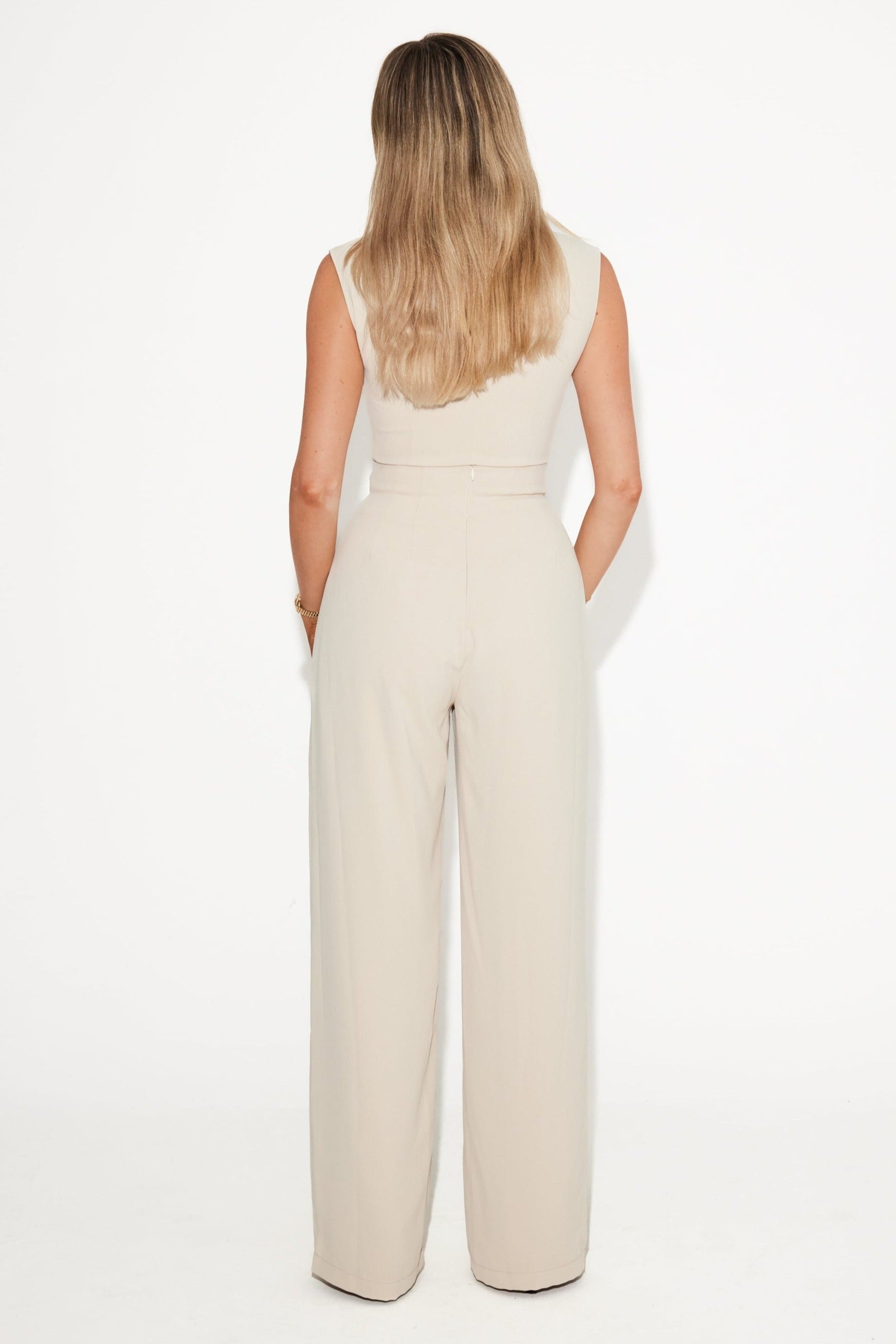 The Ultimate Muse Wide Leg Trousers | Oat