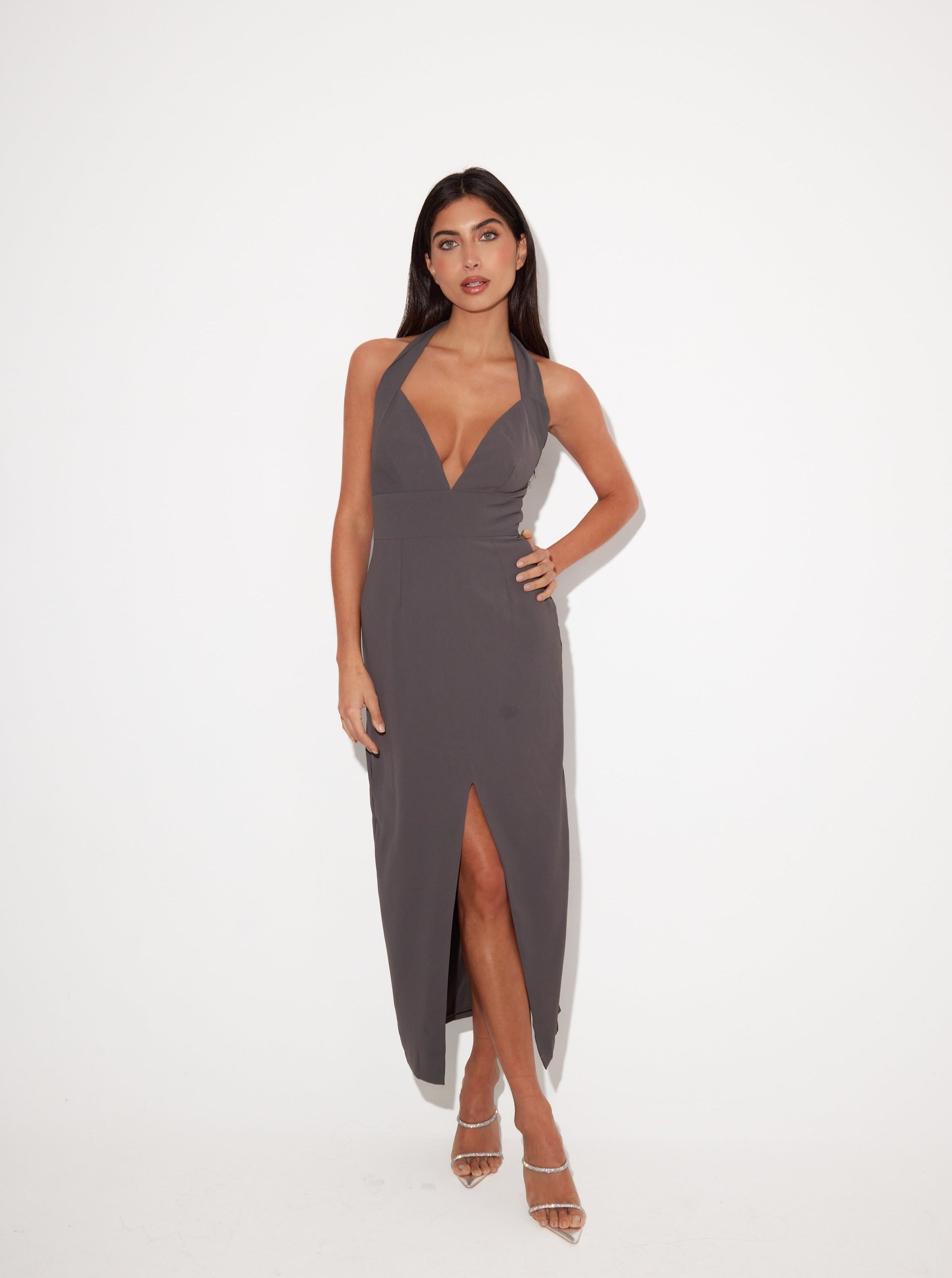 Halter Neck Midi Dress Halter Neck Midi Dress