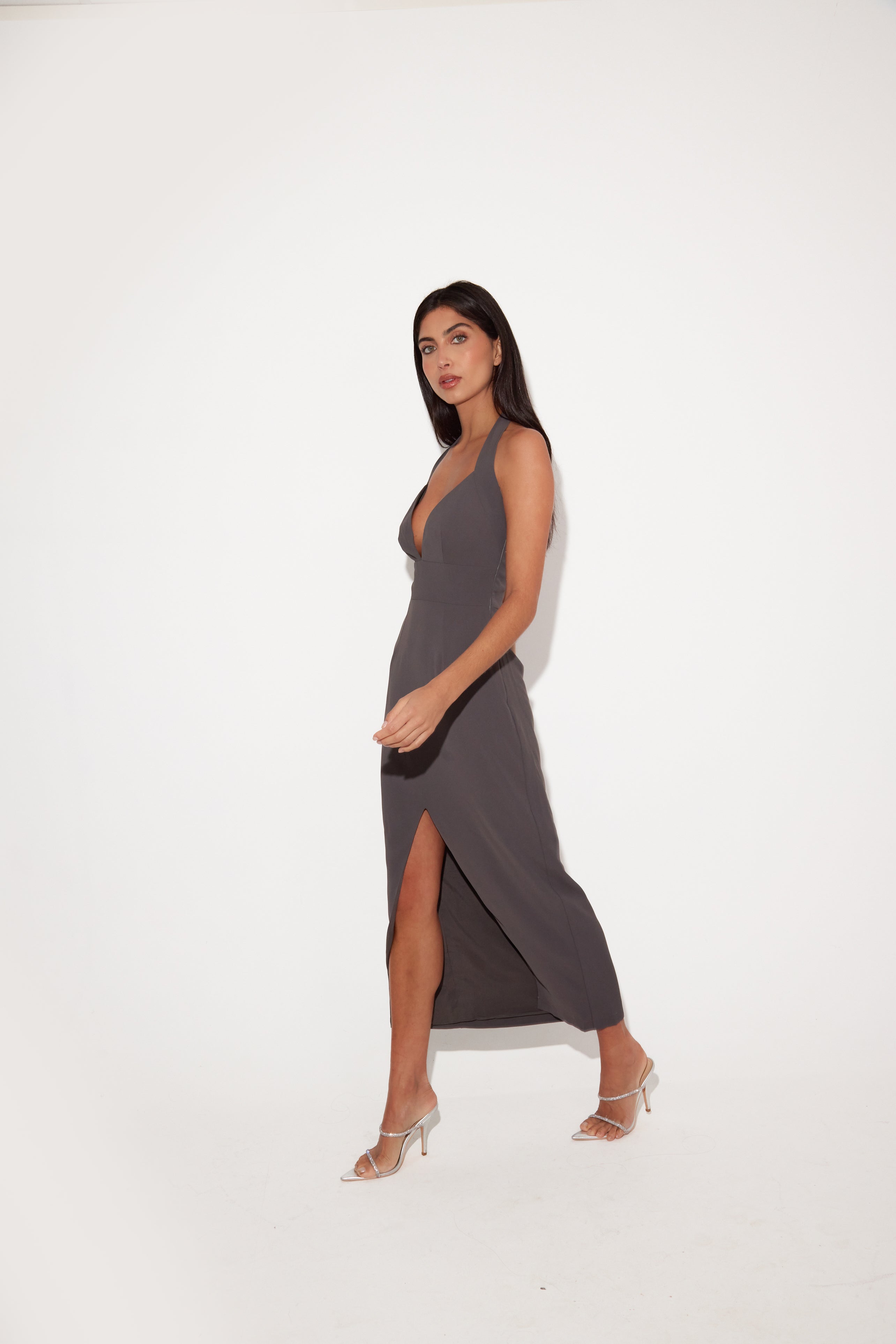 Halter Neck Midi Dress Odd Muse Middle East Halter Neck Midi Dress Odd Muse Middle East