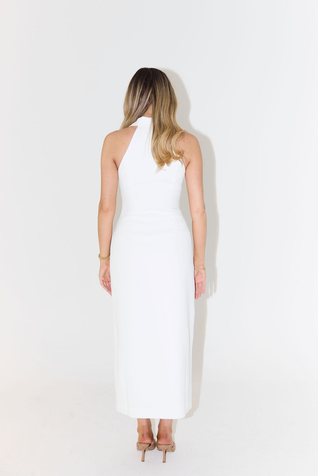 Collar Maxi Dress