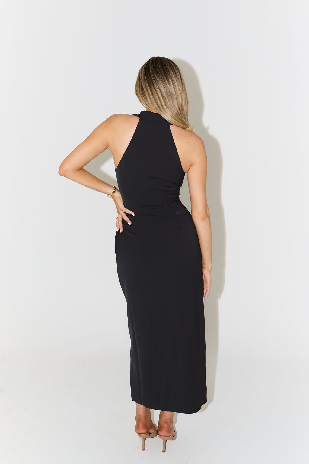 Collar Maxi Dress