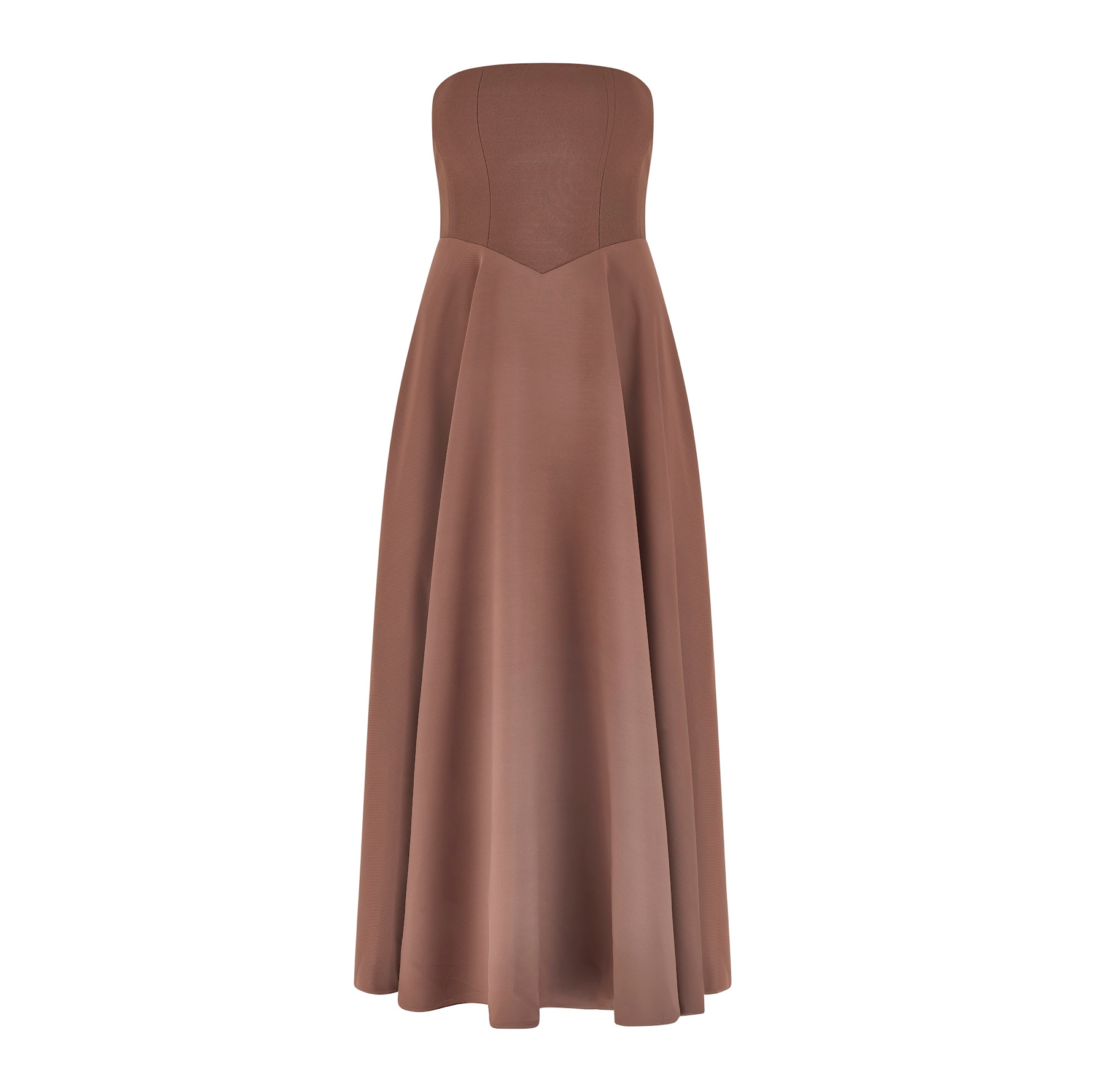 Strapless Midi Dress