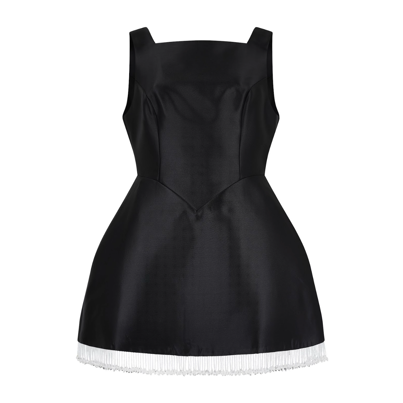 The Ultimate Muse Embellished Trim Mini Dress | Black