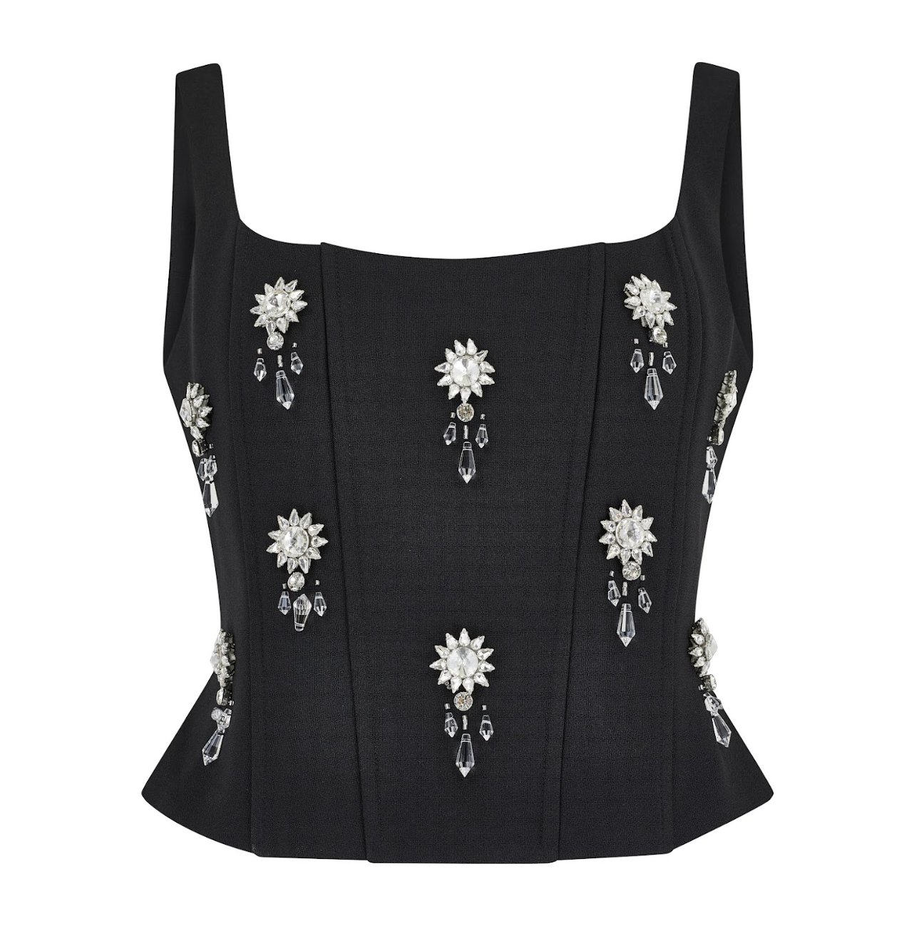 The Ultimate Muse Crystal Corset | Black
