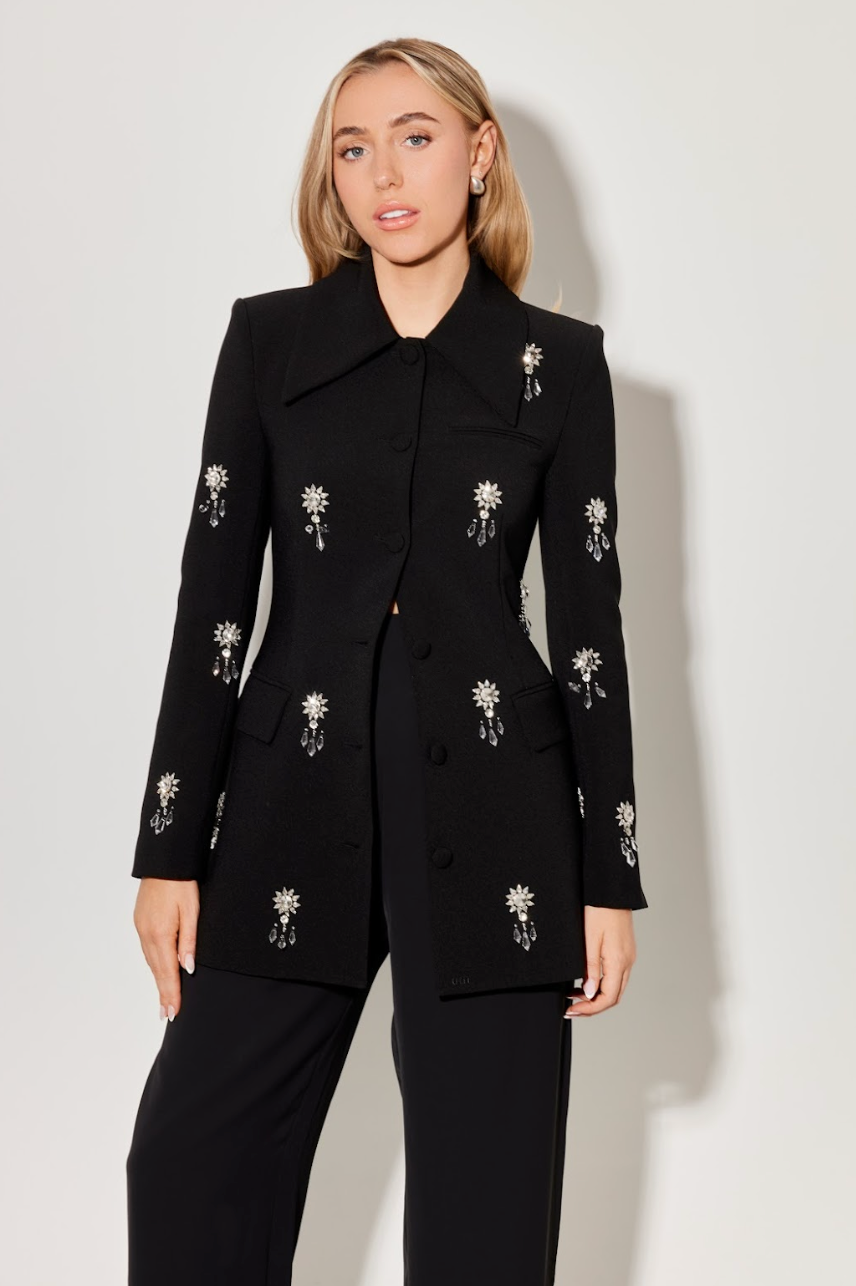 The Ultimate Muse Crystal Jacket | Black