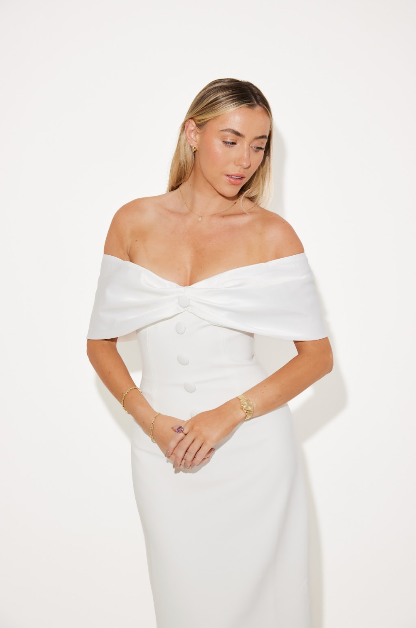 Bow Midi Dress