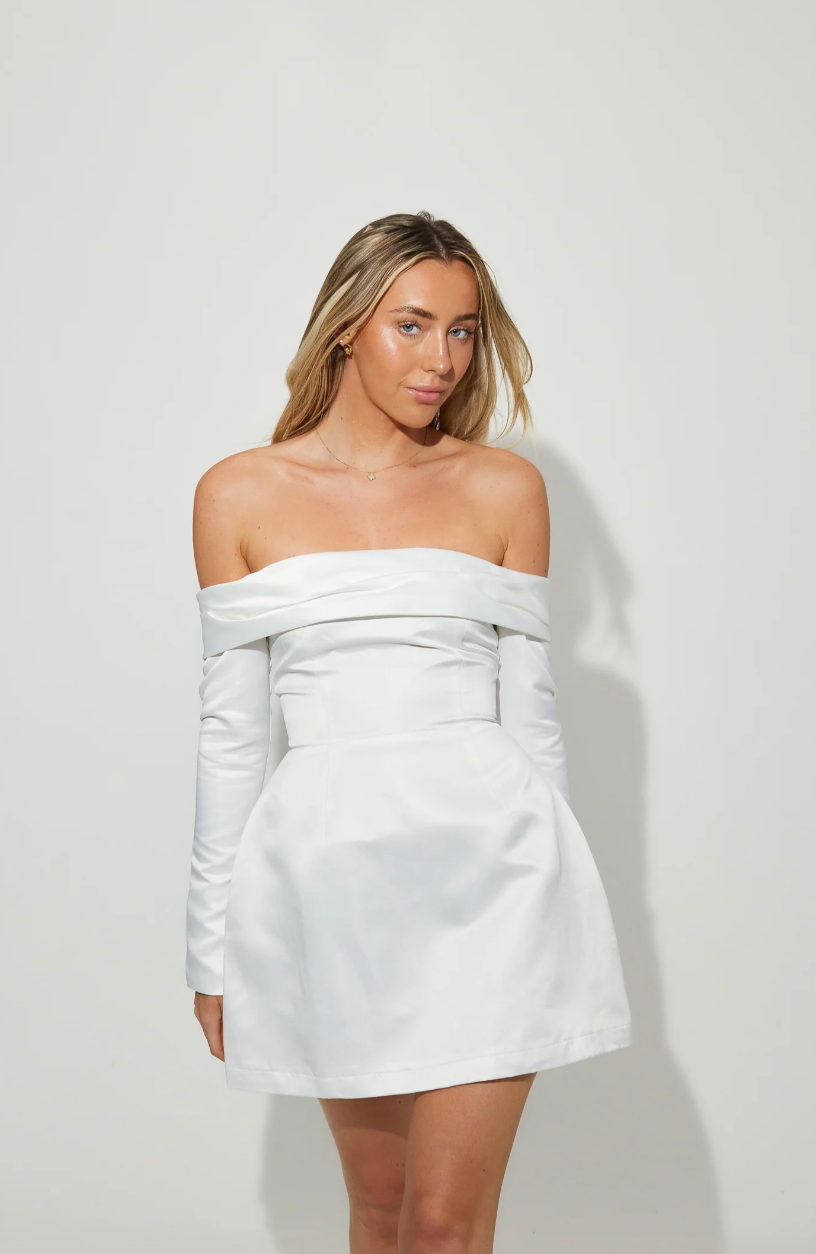 Satin Mini Dress