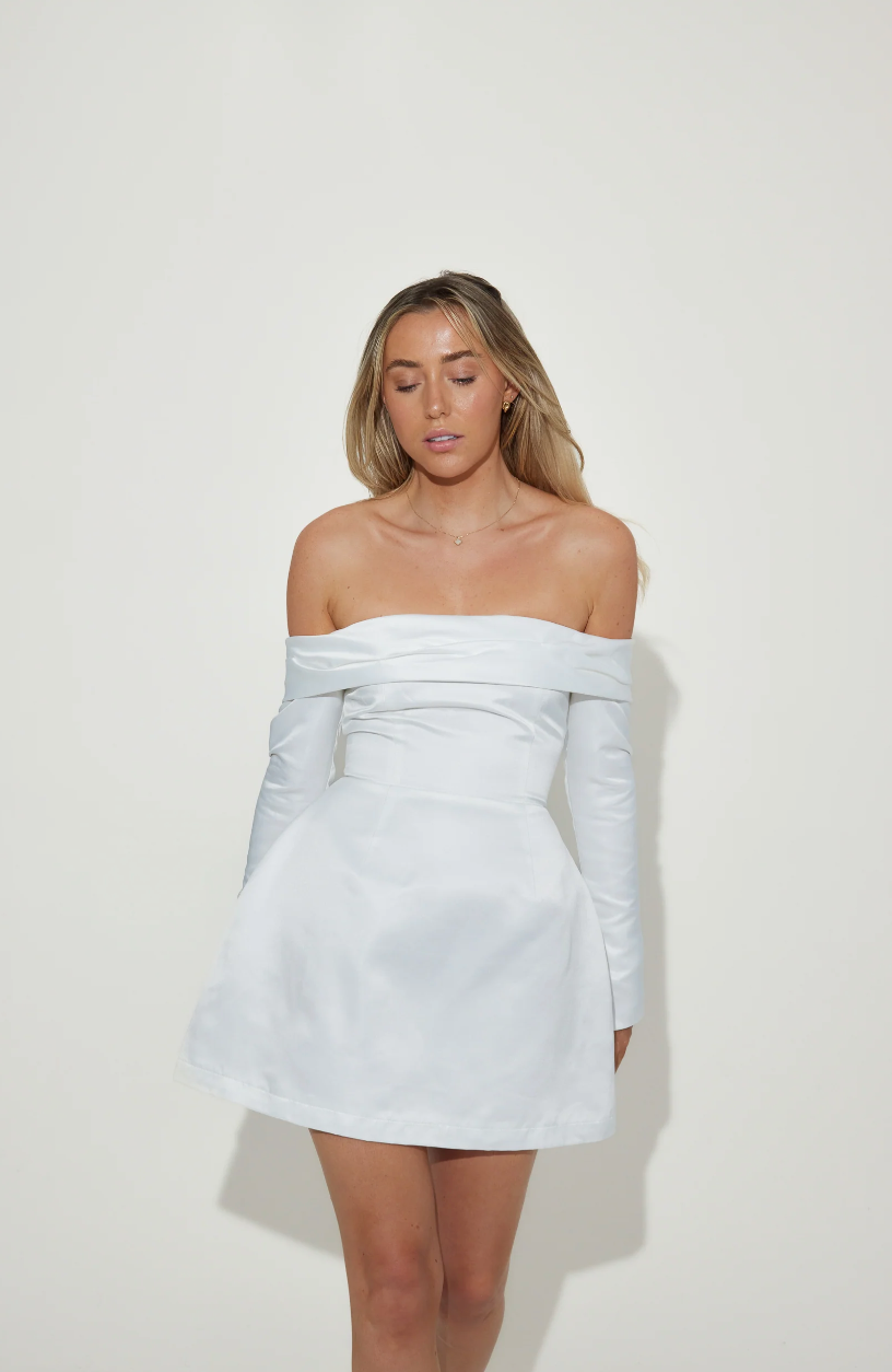 Satin Mini Dress