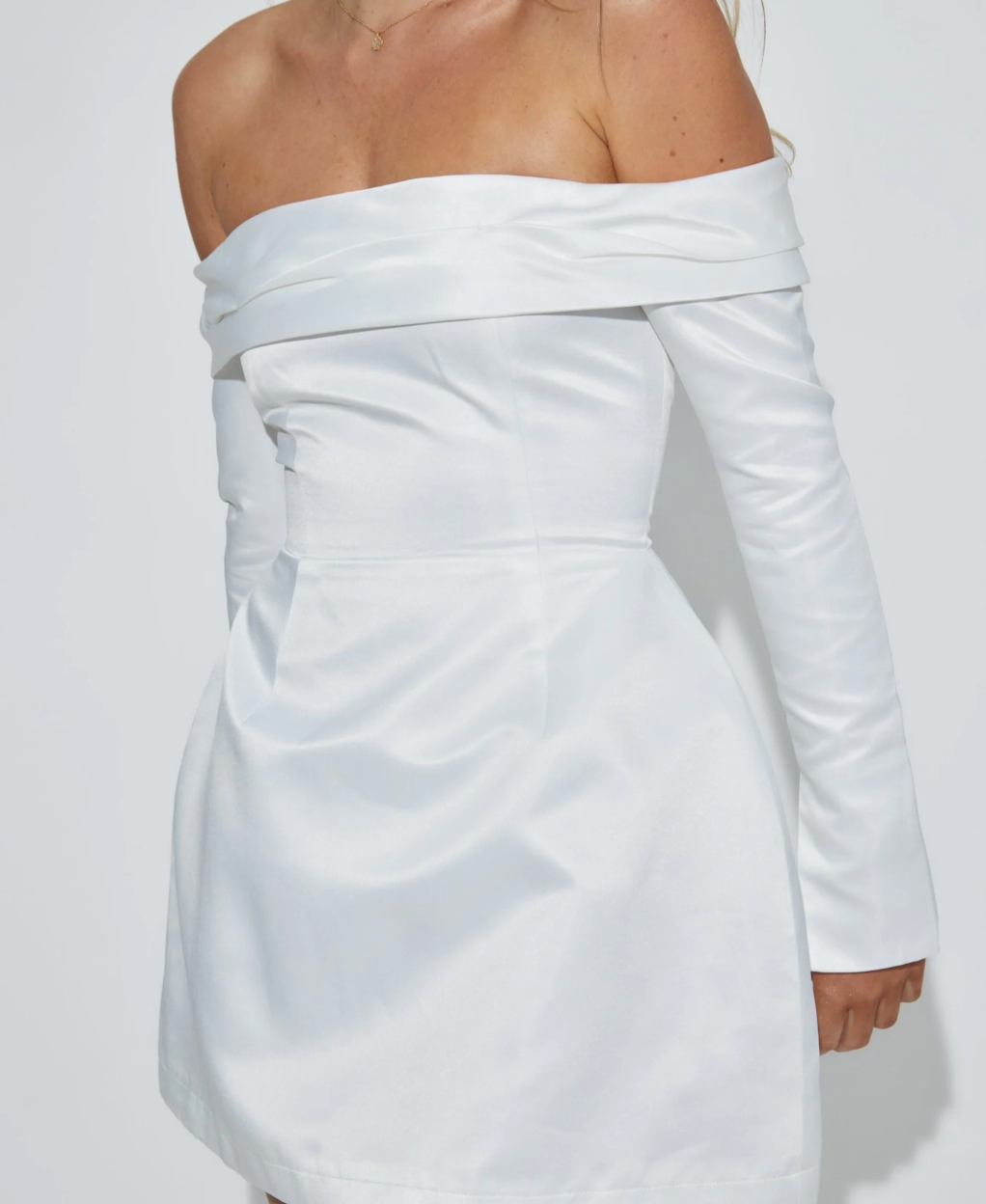 Satin Mini Dress