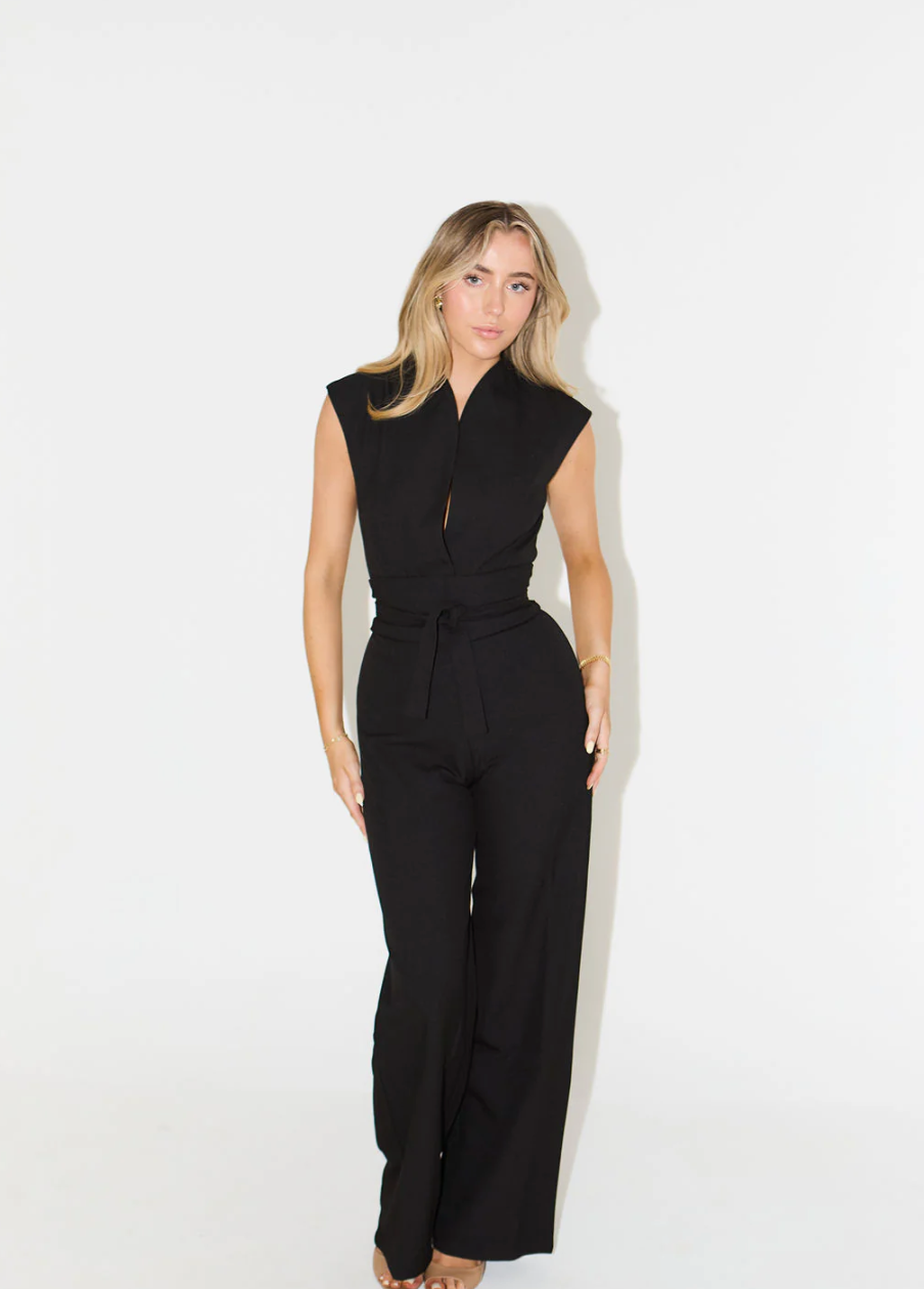 The Ultimate Muse Sleeveless Jumpsuit | Black