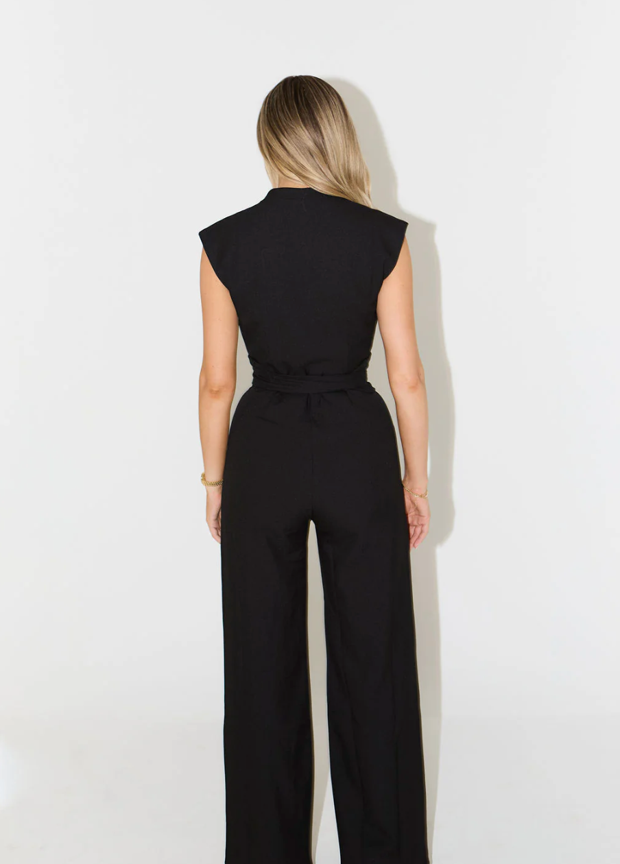 The Ultimate Muse Sleeveless Jumpsuit | Black