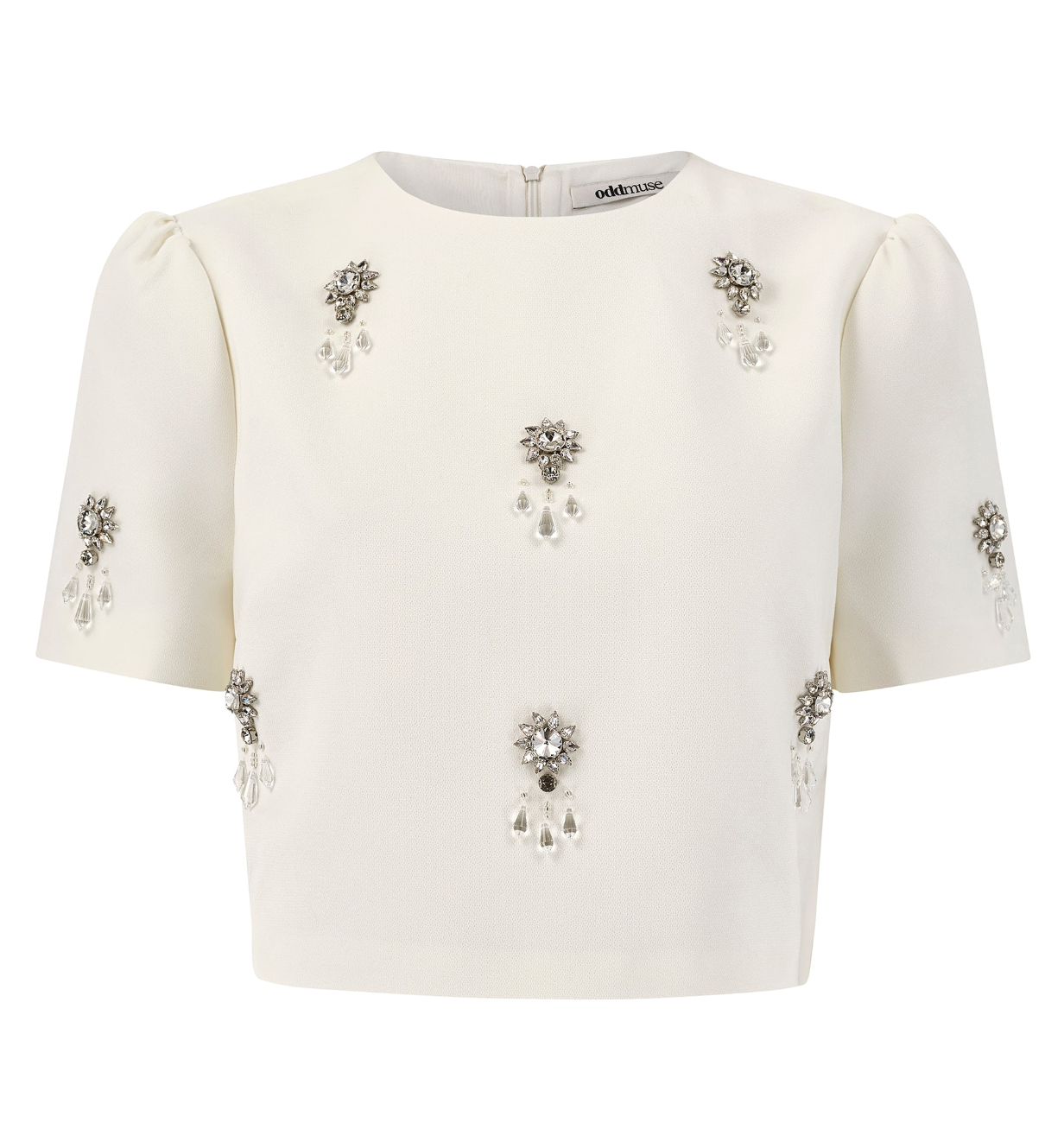 The Ultimate Muse Crystal Tee | White