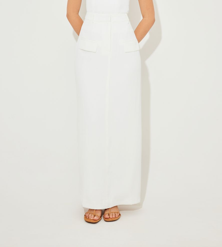 The Ultimate Muse Maxi Skirt | White