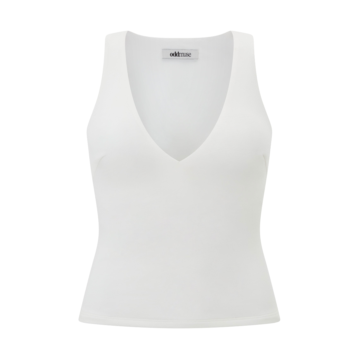 The Ultimate Muse V-Neck Knitted Top | White