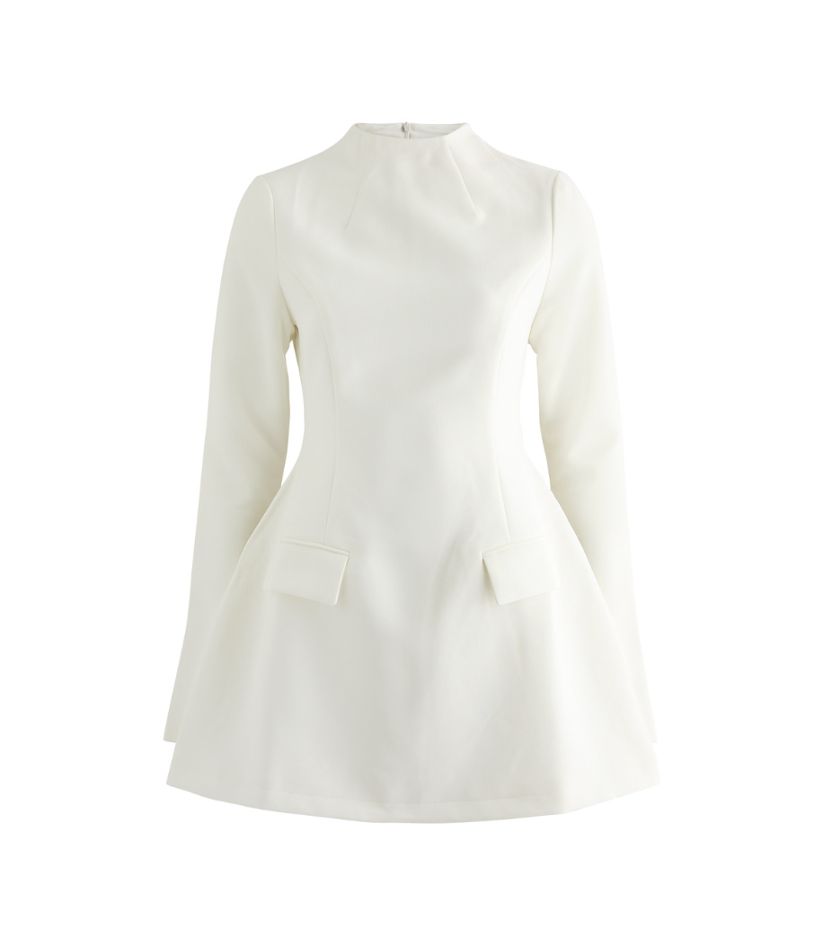 Split Sleeve Mini Dress