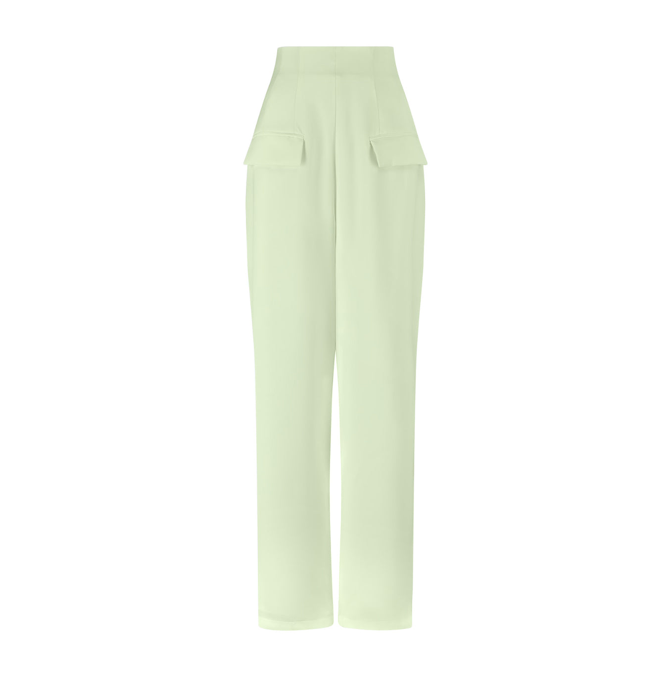 The Ultimate Muse Wide Leg Trousers | Lime Cream