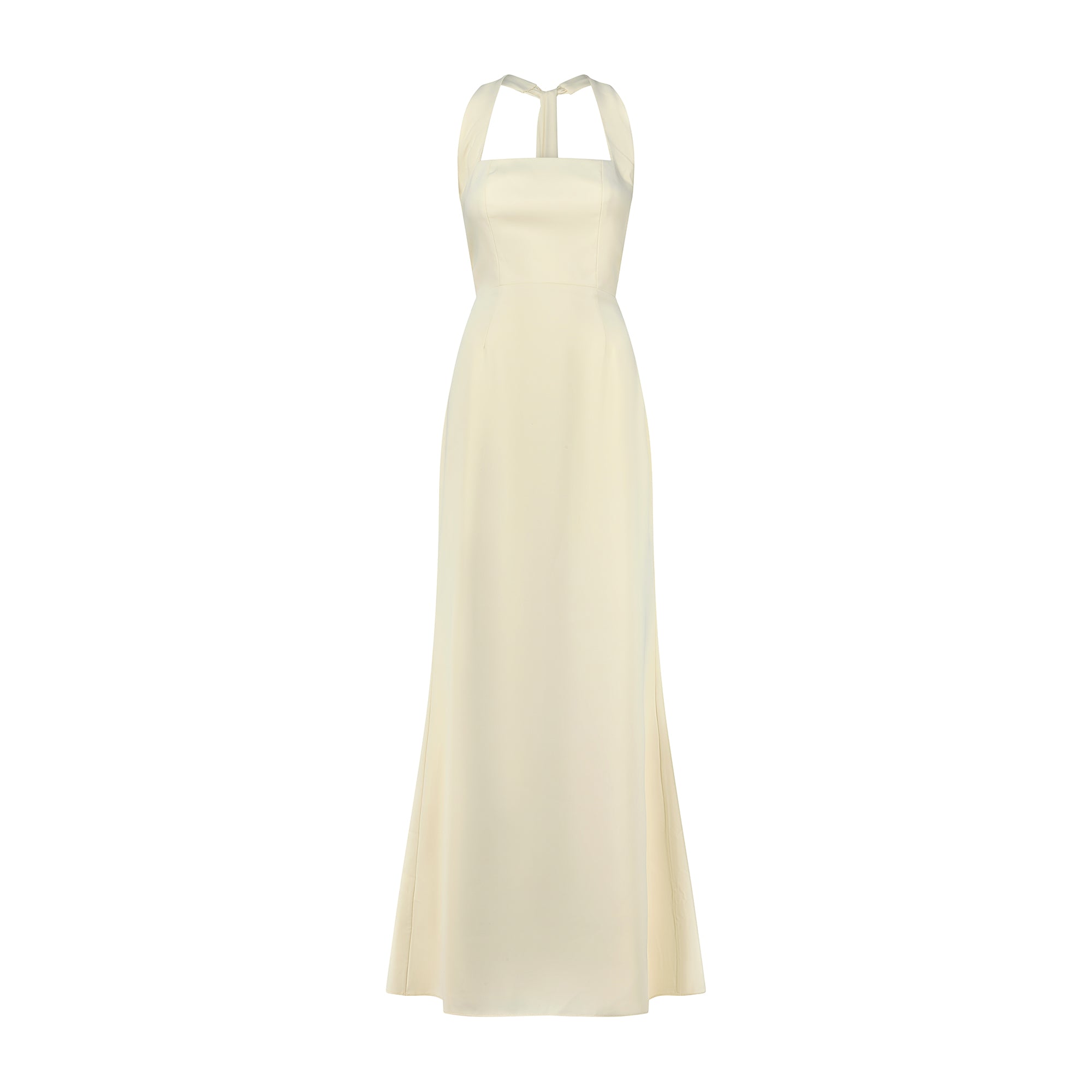 The Ultimate Muse Halter Neck Maxi Dress | Butter Cream