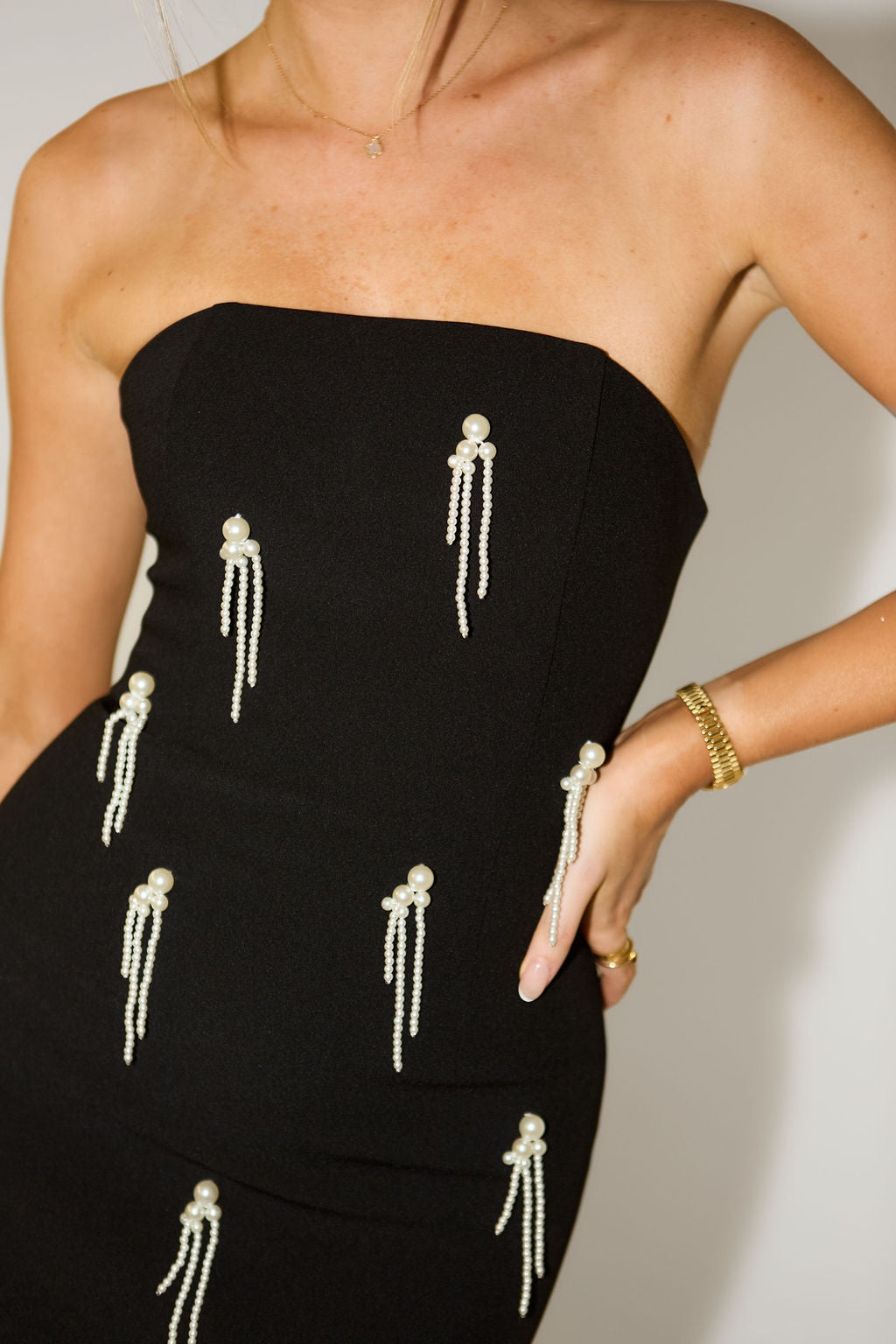 Emebellished Midi Dress