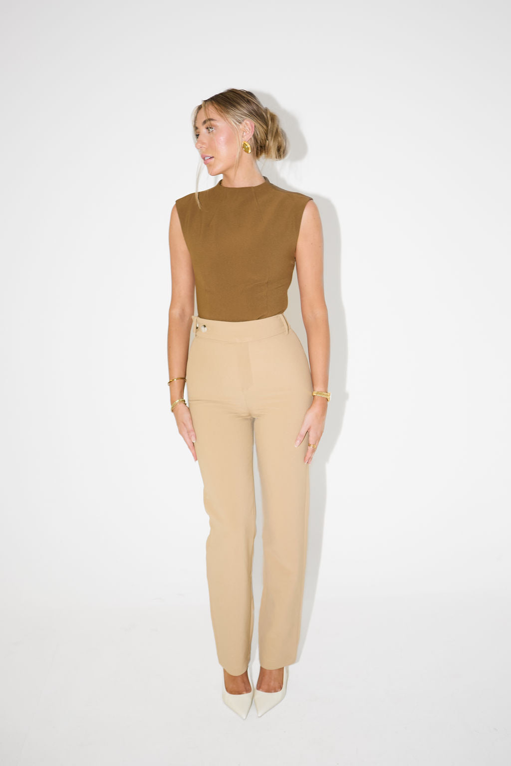 Straight leg Trousers