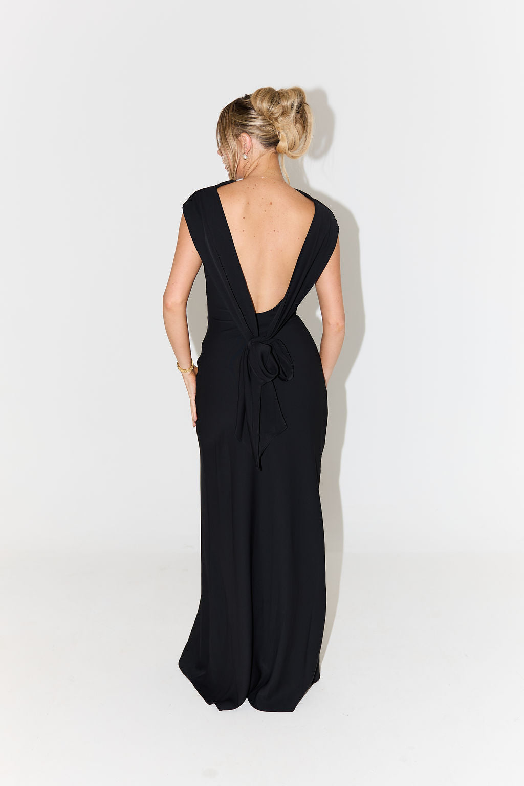 The Ultimate Muse Drape Maxi Dress | Black
