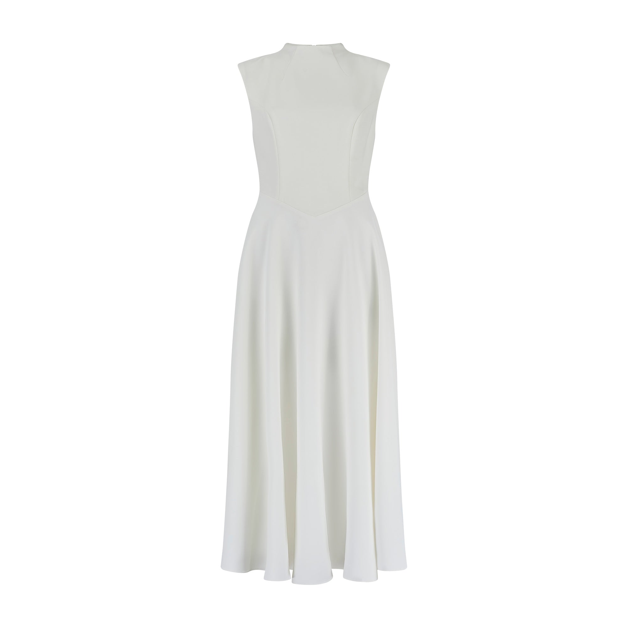 High Waist Midi Dress