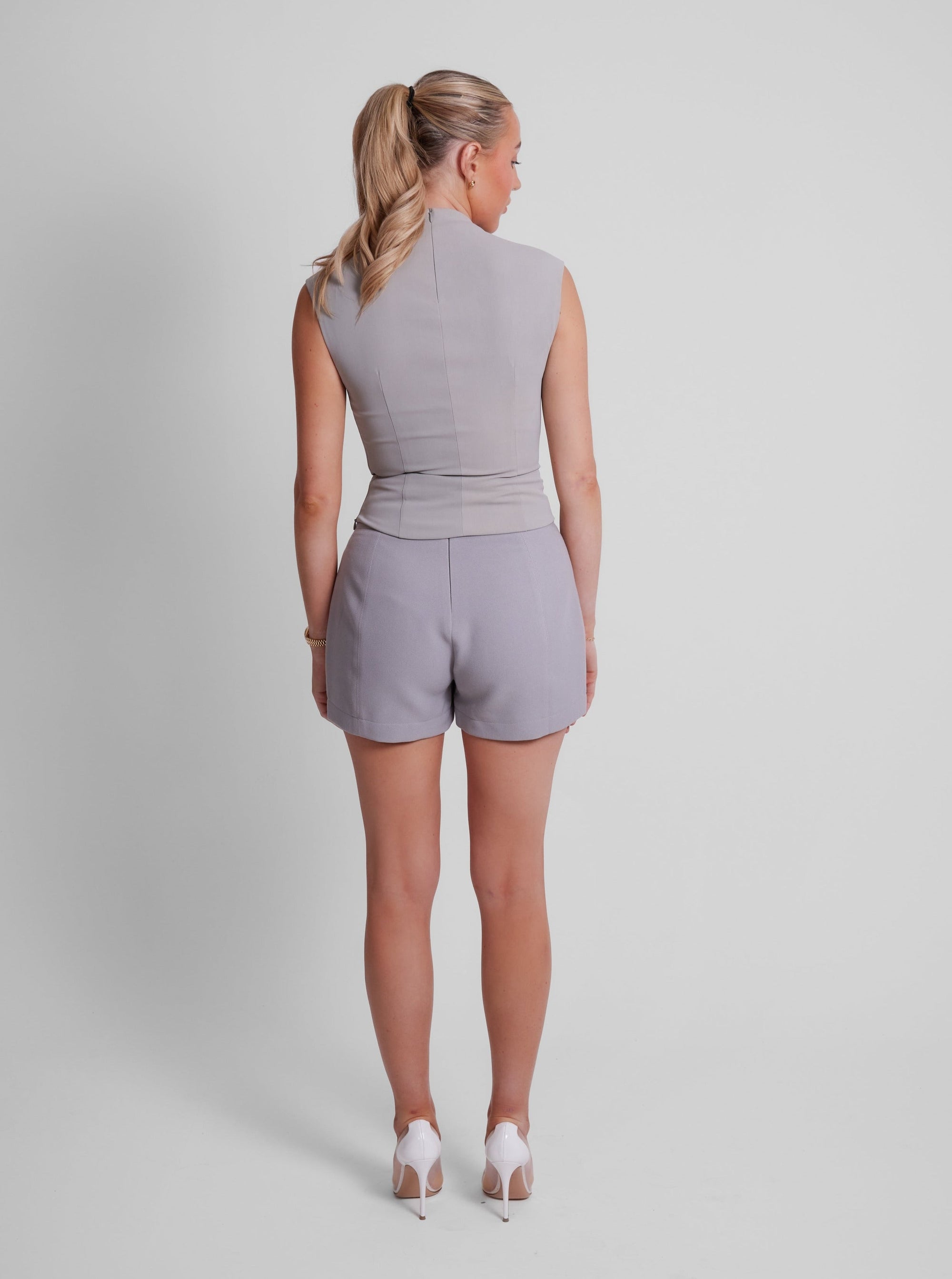 The Ultimate Muse Sleeveless Top | Grey