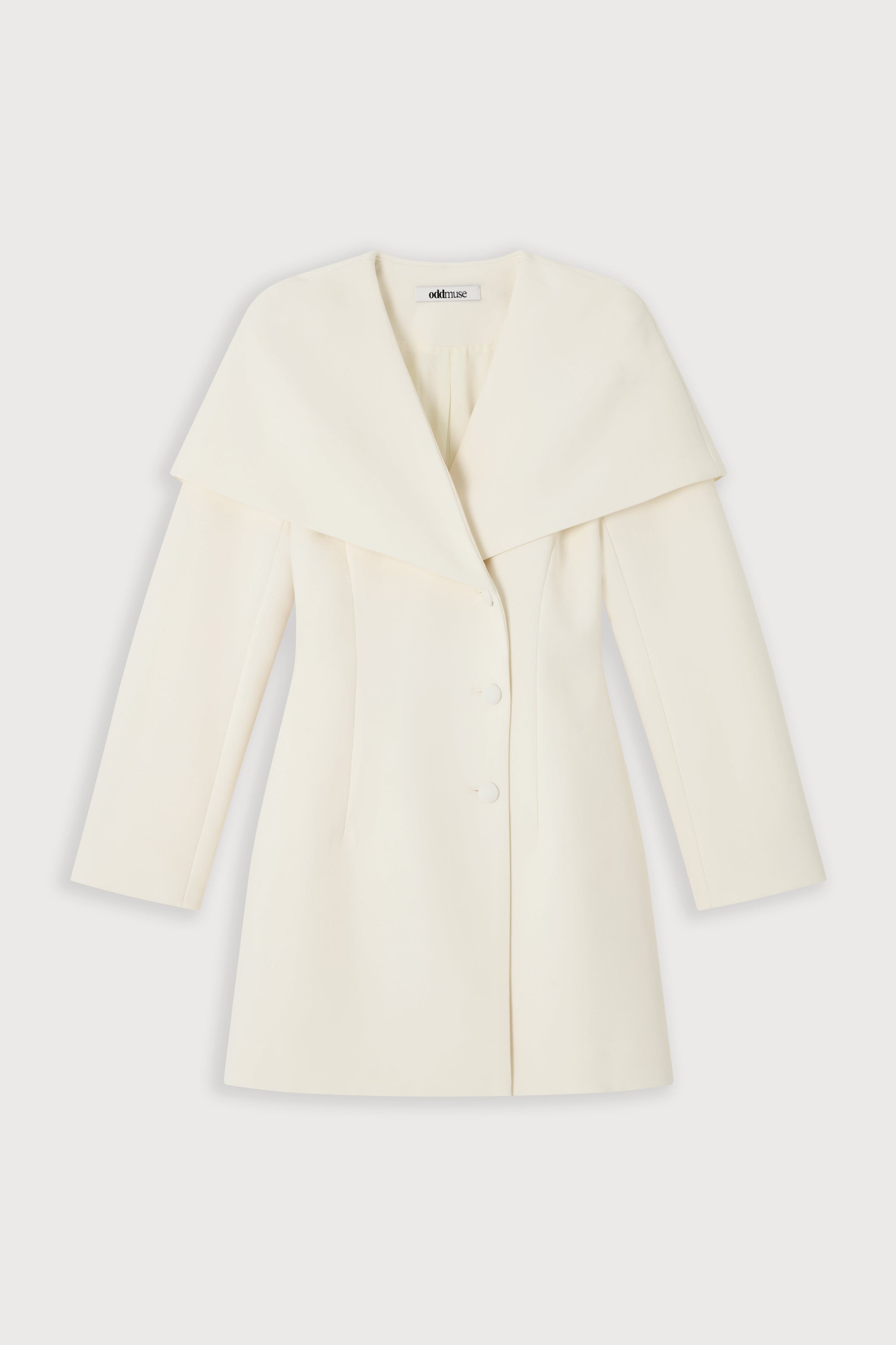 Statement Collar Mini Dress