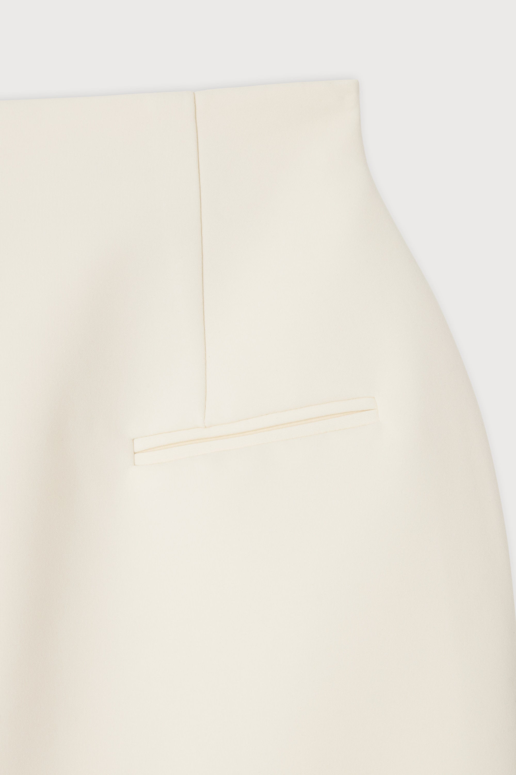 Cotton Mix Structured Skirt