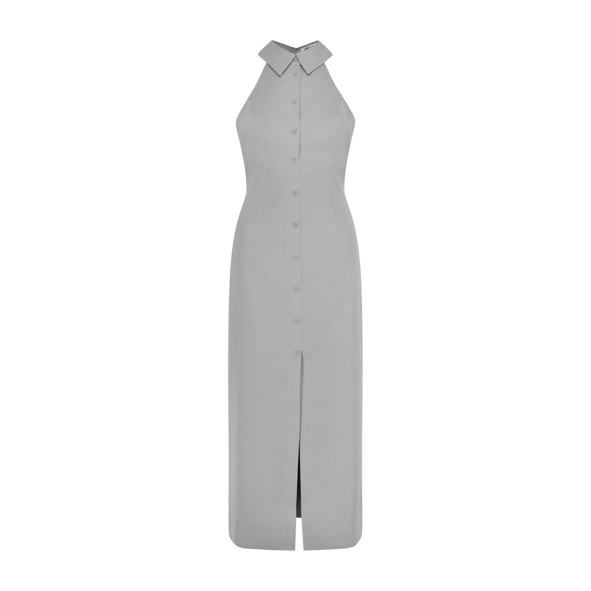 The Ultimate Muse Collar Maxi Dress | Grey