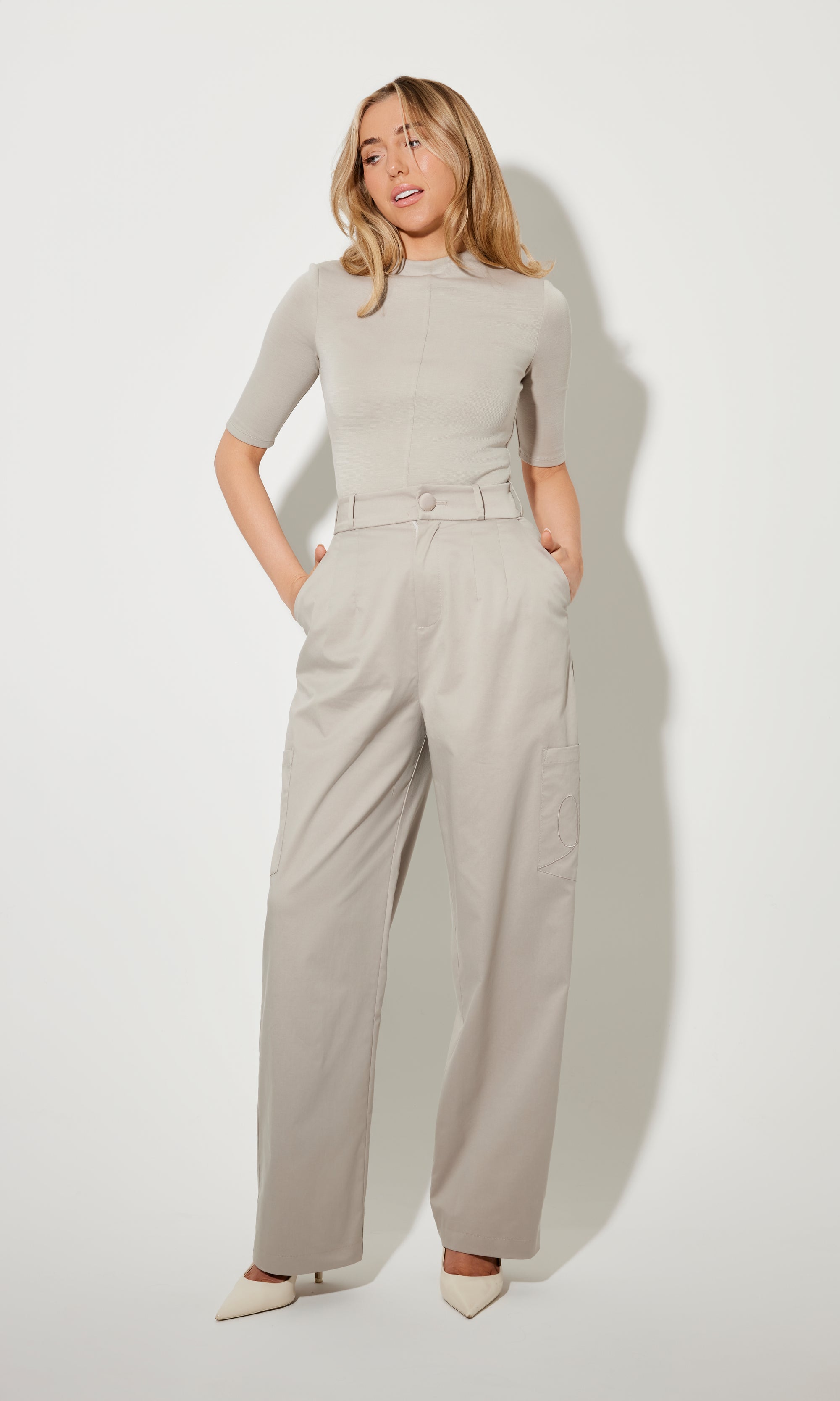 The Ultimate Muse Cargo Trousers | Grey