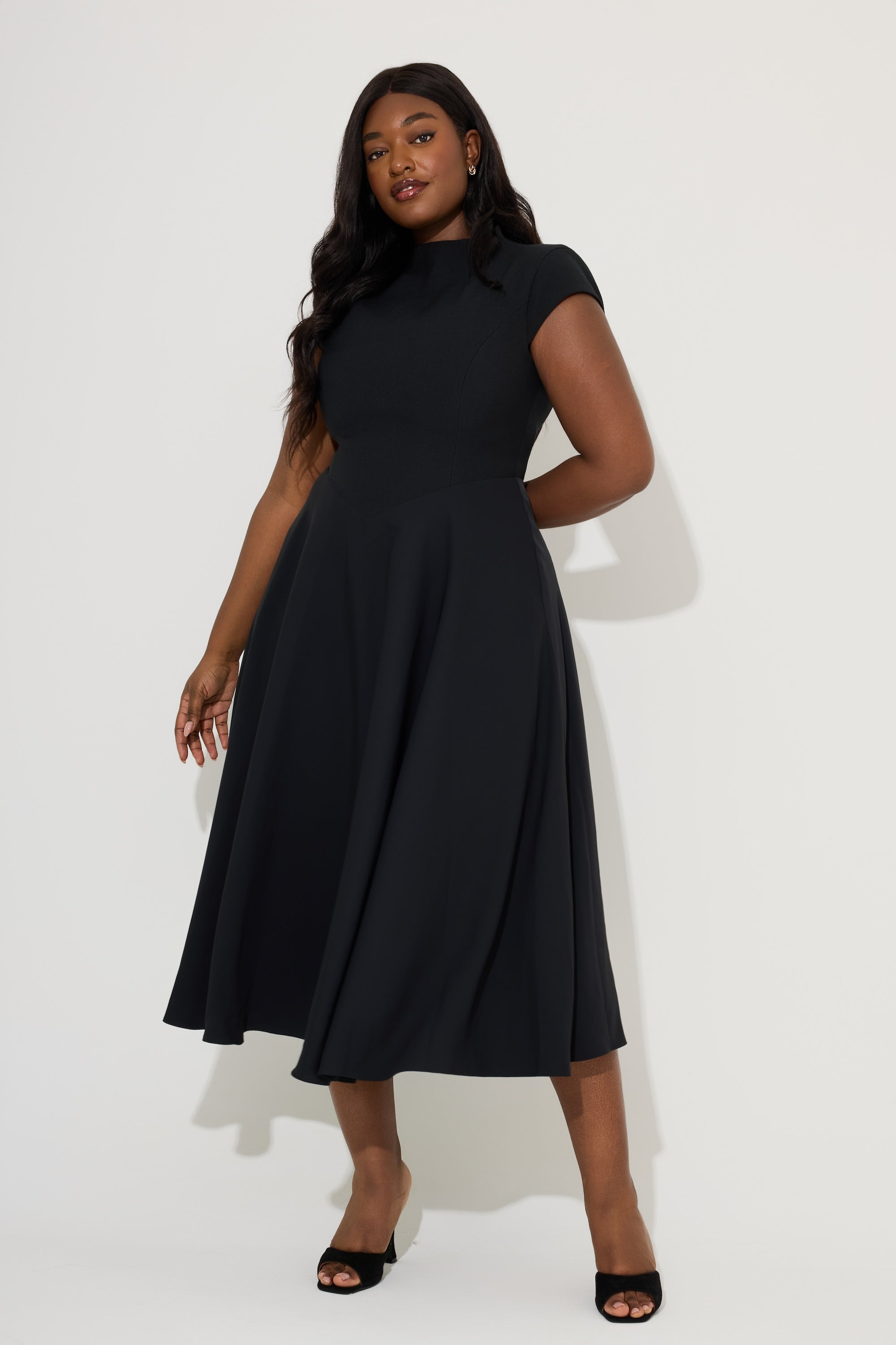 Cap Sleeve Midi Dress – Odd Muse Middle East