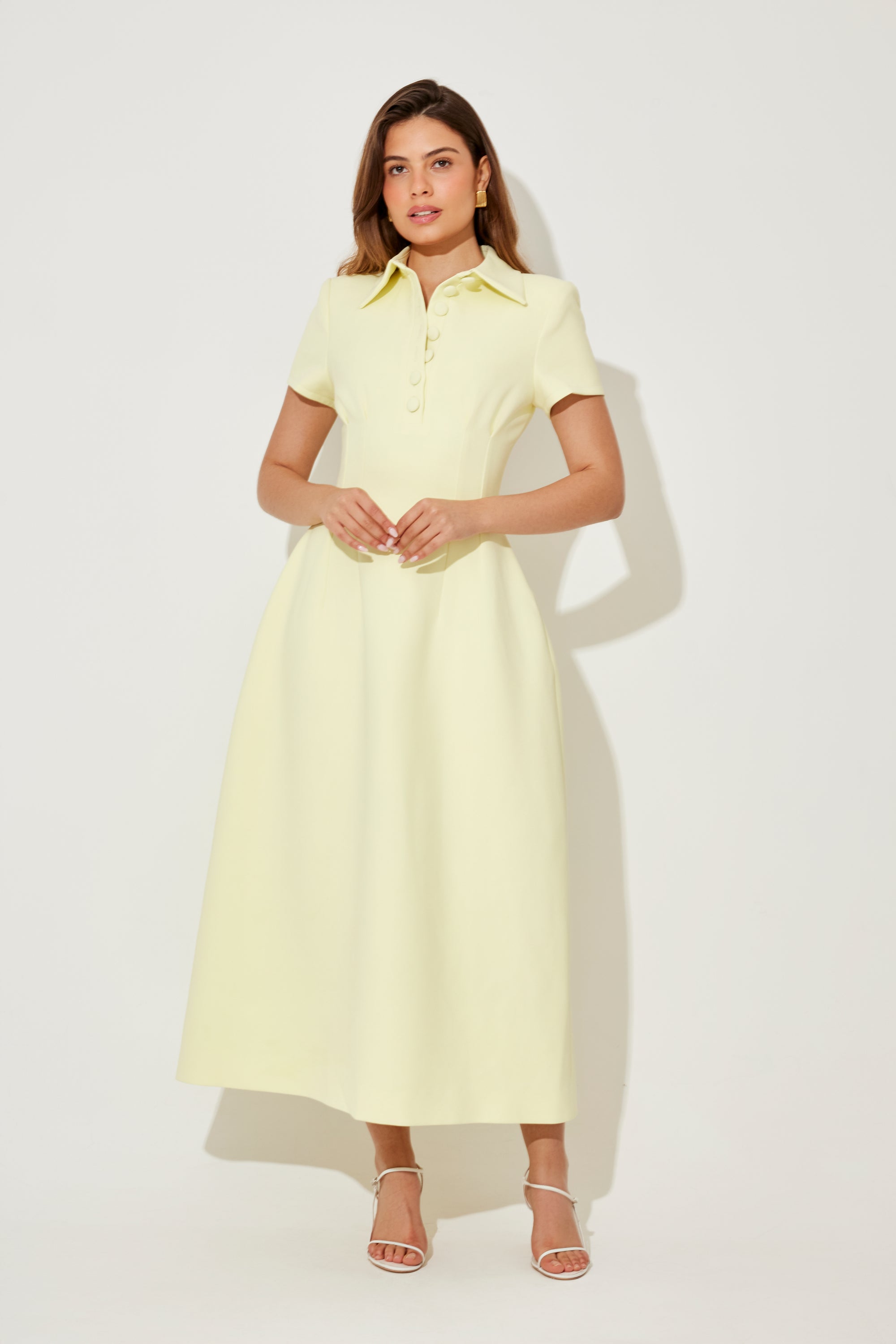 Collared Midi Dress Odd Muse Middle East Collared Midi Dress Odd Muse Middle East