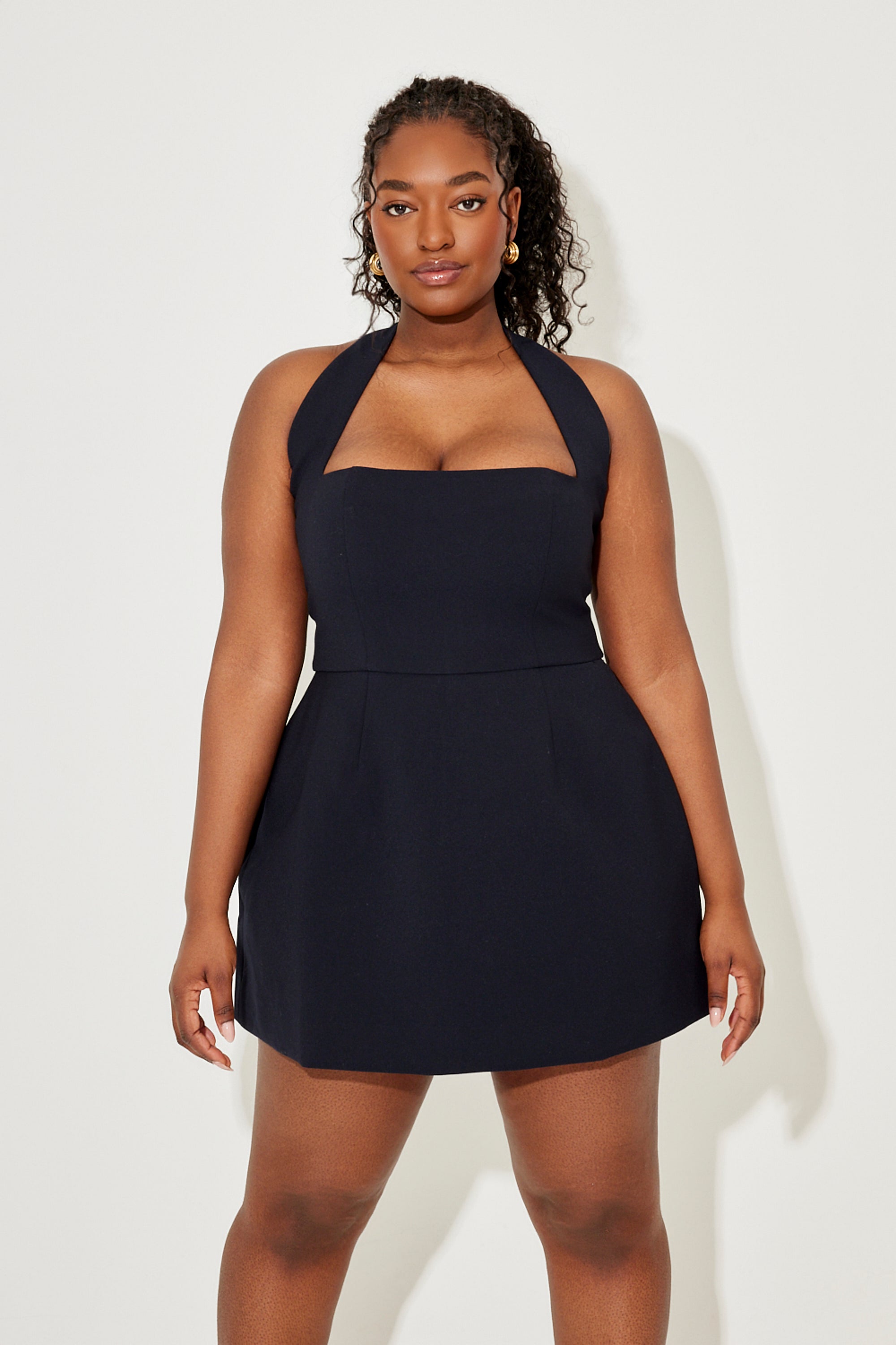 The Ultimate Muse Structured Mini Dress | Navy