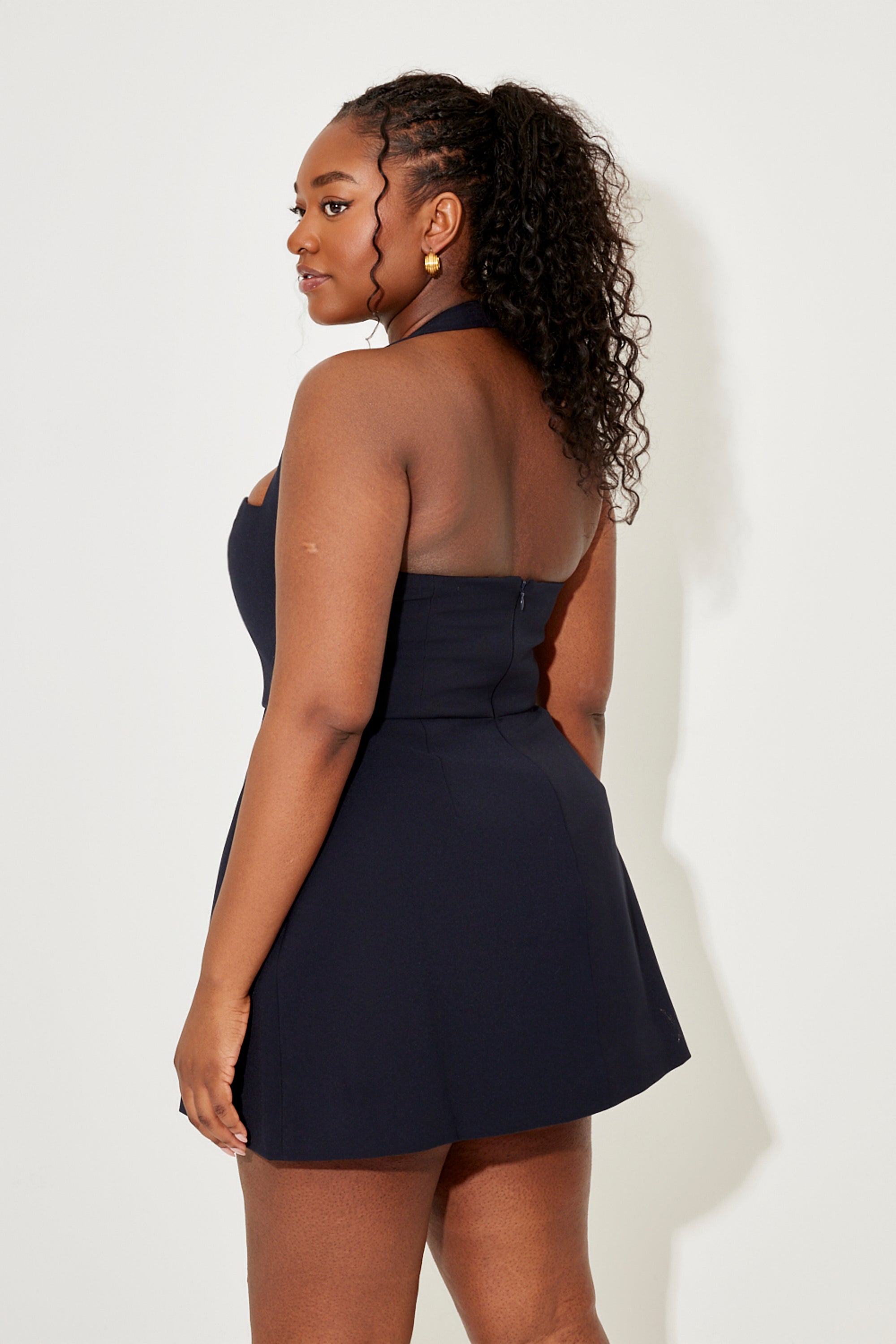 The Ultimate Muse Structured Mini Dress | Navy