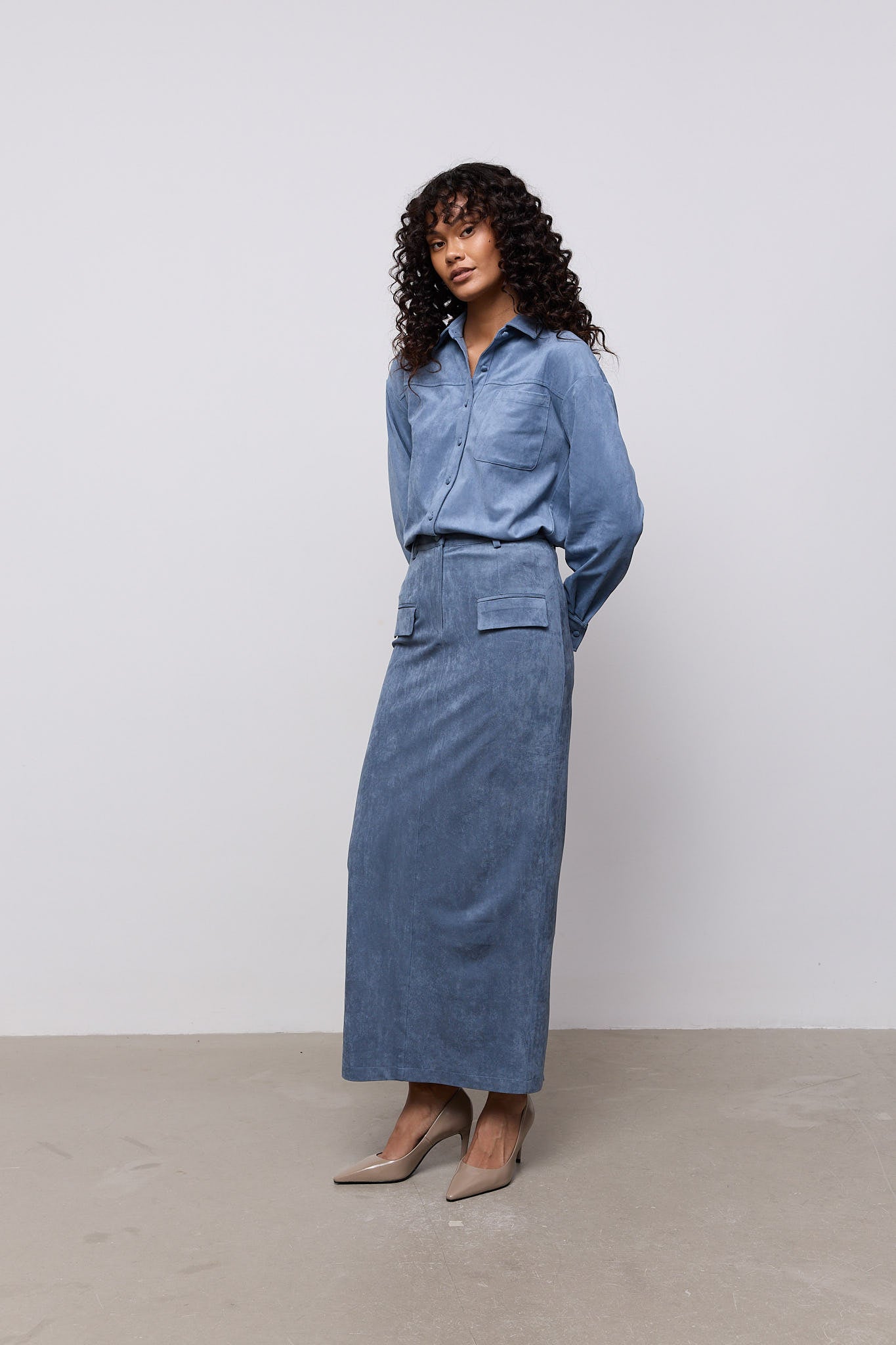Faux Suede Shirt
