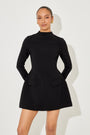 Split Sleeve Mini Dress