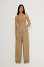 Relaxed Fit Pinstripe Trousers